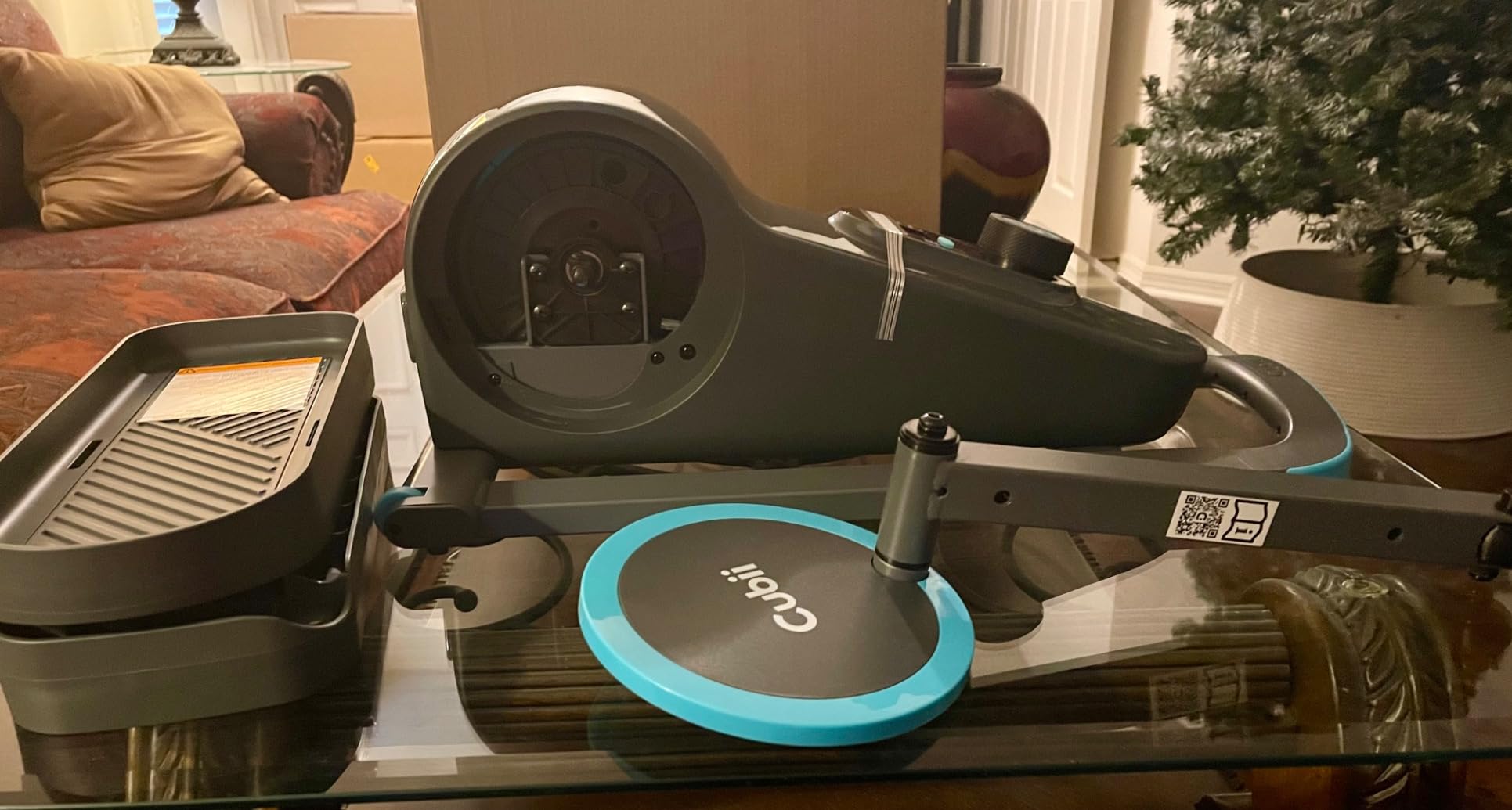 Cubii GO Under Desk Elliptical Bike, Portable Low Impact Leg Exerciser for Home and Office | Compact Exercise Machine with 10 Resistance Levels, LCD Display & App Tracking customer photo 1