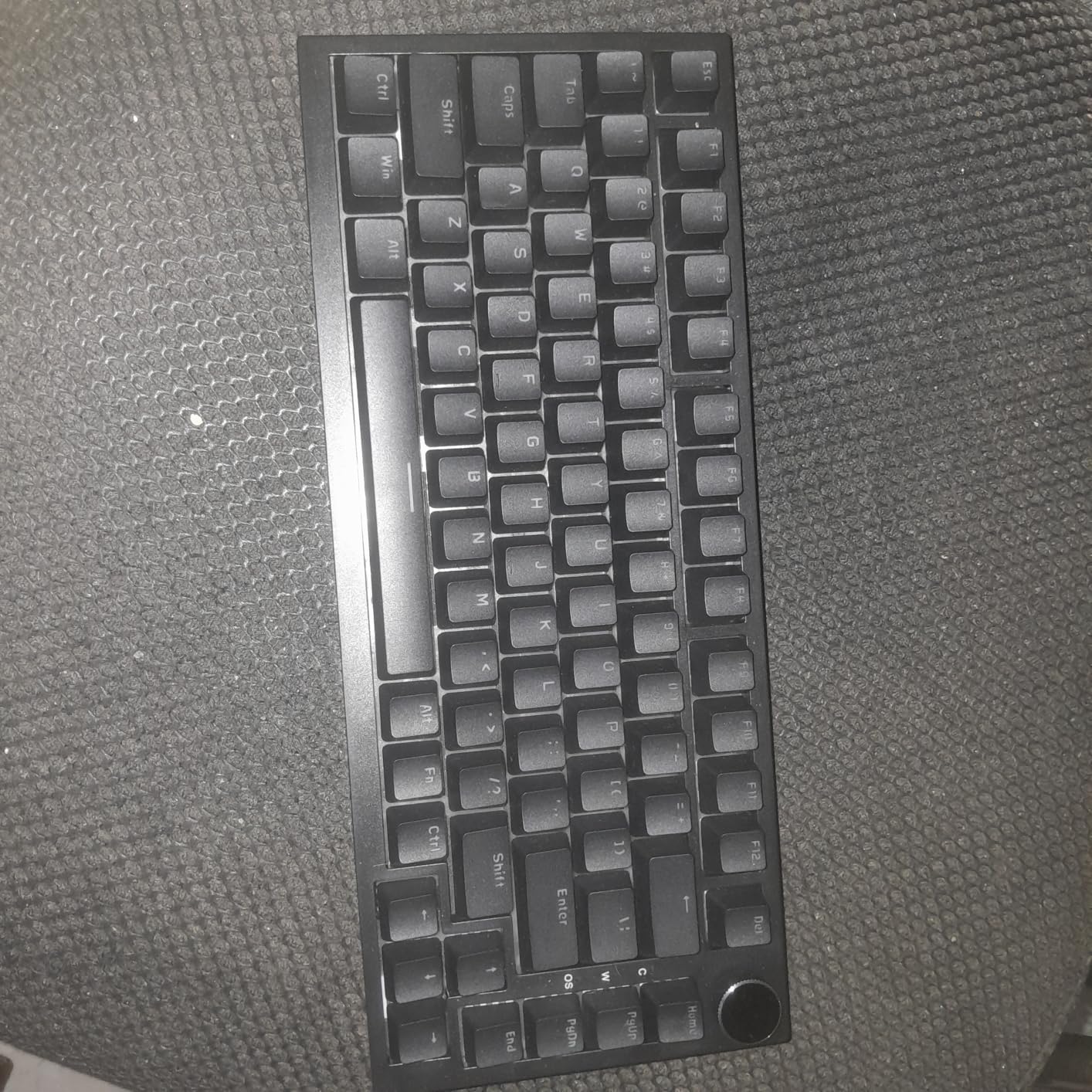 AJAZZ AK820 Mechanical Gaming Keyboard 75% Wired TKL Hot Swappable-Black | Media Knob,Type-C,5-Layer Noise Absorbing Foam Gasket Mount,White LED,PBT Keycaps,NKRO,Linear Red Switch for PC/Win/Mac customer photo 2