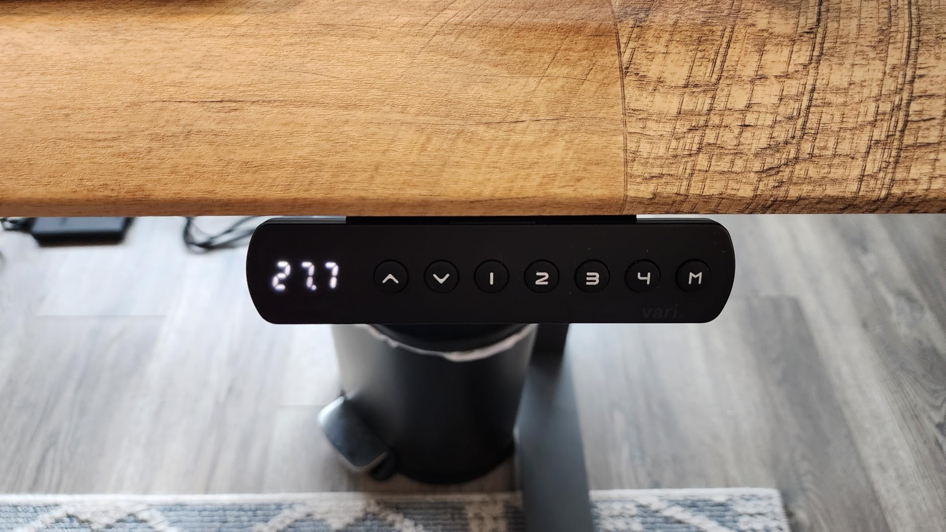 ComfortEdge 60x30 Inch Adjustable Electric Standing Desk - Sit Stand VariDesk with Memory Presets, Sloped Edge, 200 LB Capacity + Tool-Free Assembly (Black) customer photo 2