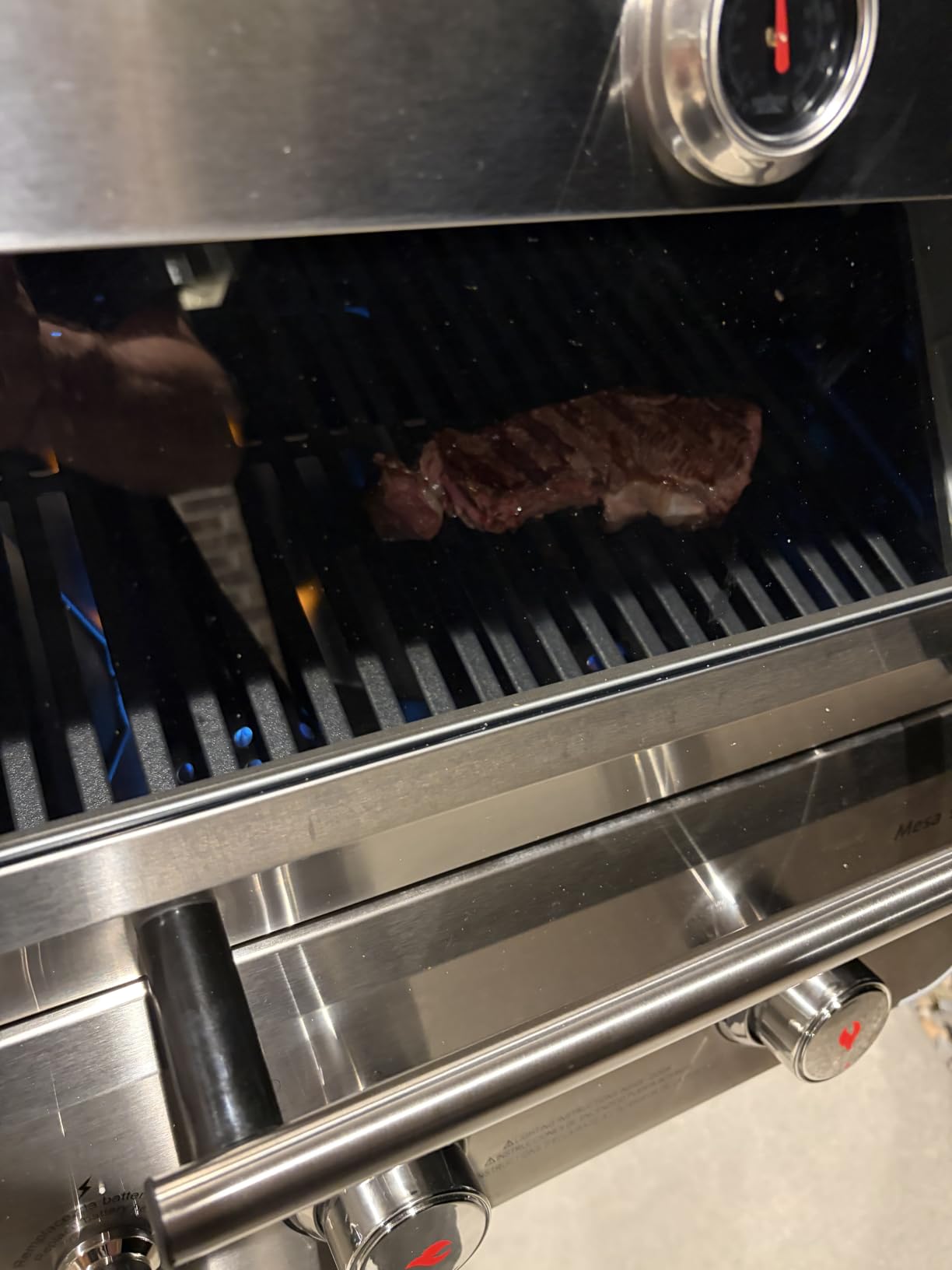 Monument Grills 2-Burner Stainless Steel Liquid Propane Gas Grill, Two Foldable Shelves Patio Garden Barbecue Grill with Clearview Lid, Knob Control Mesa200S customer photo 1