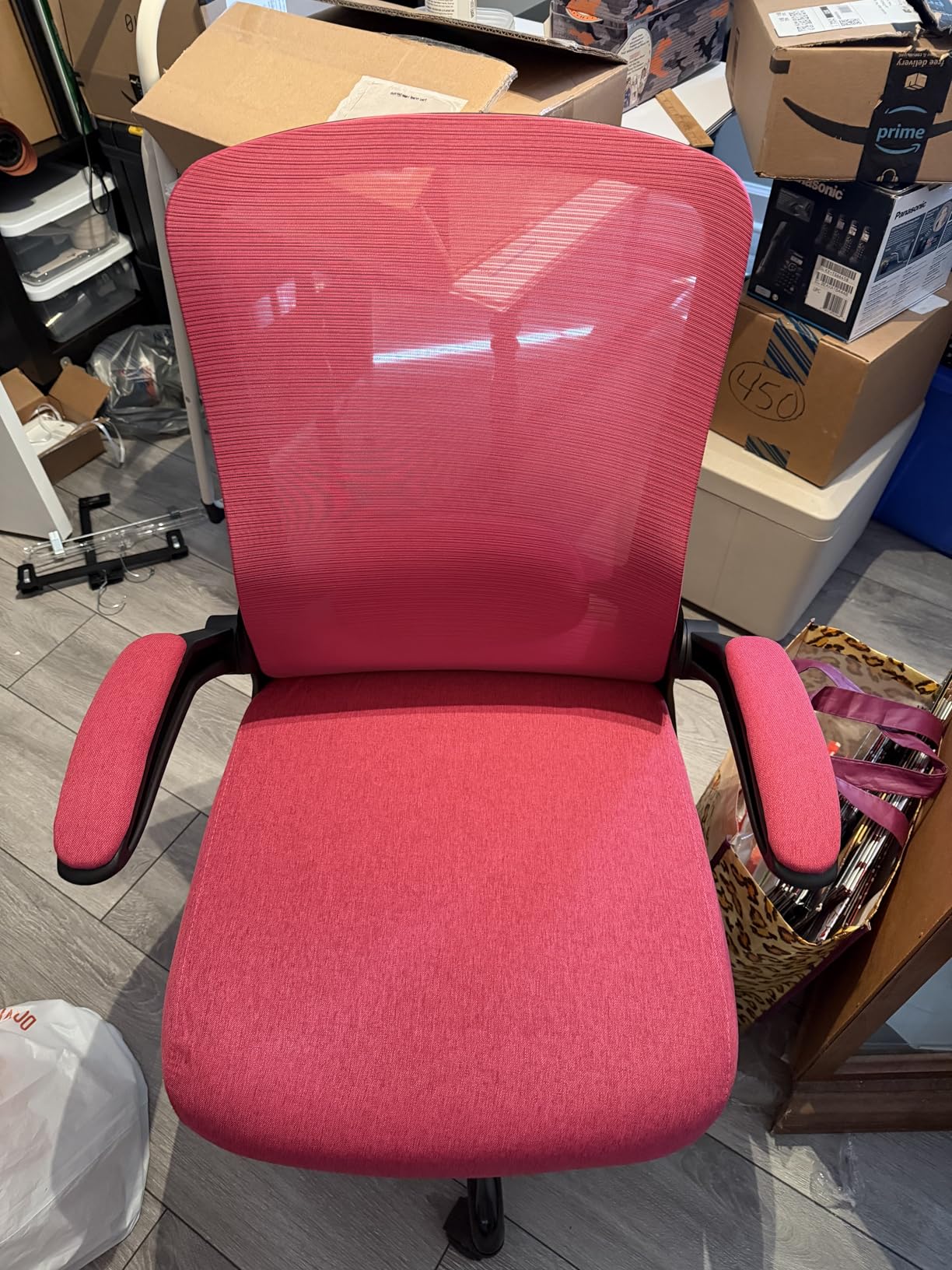 Mimoglad Office Chair, Ergonomic Desk Chair with Adjustable Lumbar Support, High Back Mesh Computer Chair with Flip-up Armrests-Task Chairs, Executive Chair for Home Office customer photo 1