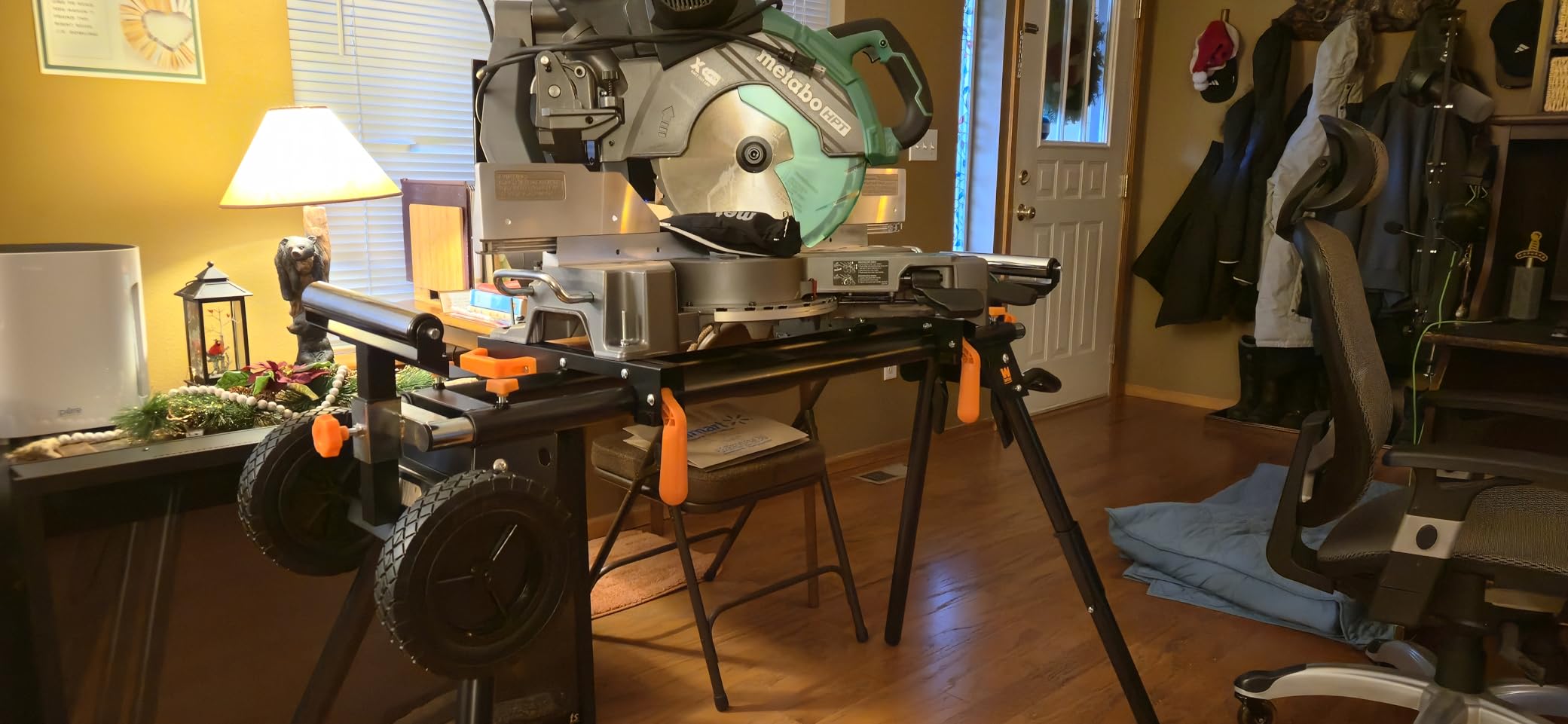 Metabo HPT 12-Inch Dual Bevel Sliding Miter Saw, C12RSH3, 9 Detent Stops, Xact Cut Shadow Line, 4000 RPM customer photo 2
