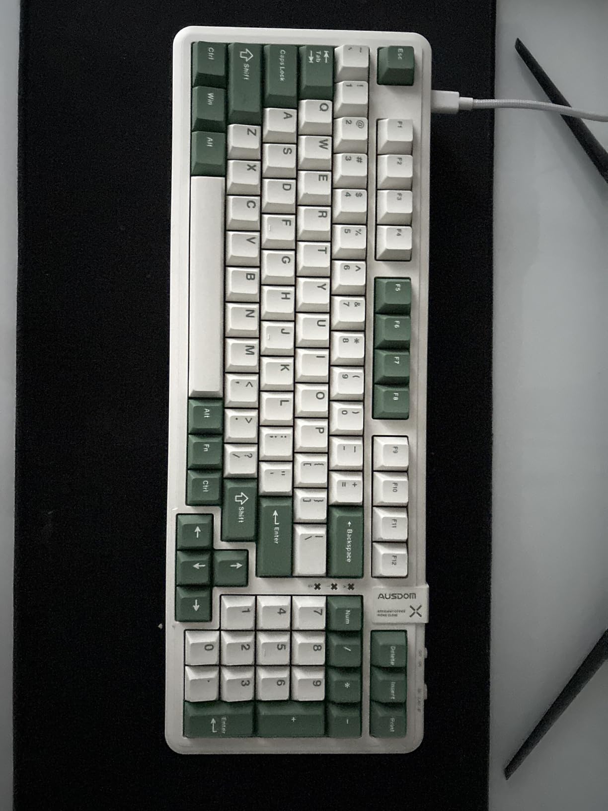 AUSDOM 98Pro Silent Mechanical Keyboard, Wireless Hot Swappable Gaming Keyboard with Backlit, Gasket Structure, Pre-lubed Tactile Switches, 2.4GHz/Type-C/Bluetooth Custom Keyboards customer photo 2