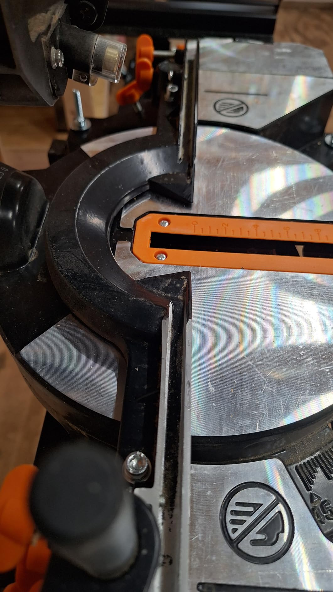 DOVAMAN Updated 10-Inch Sliding Miter Saw, Multi-Material Cutting w/ 3 x TCT Blades, Ambidextrous Operation, 5000/3200RPM Speed, Laser Guide, 0-45 Bevel Cut, Max Cut 3.5x13.4in, 9 Positive Stops customer photo 2