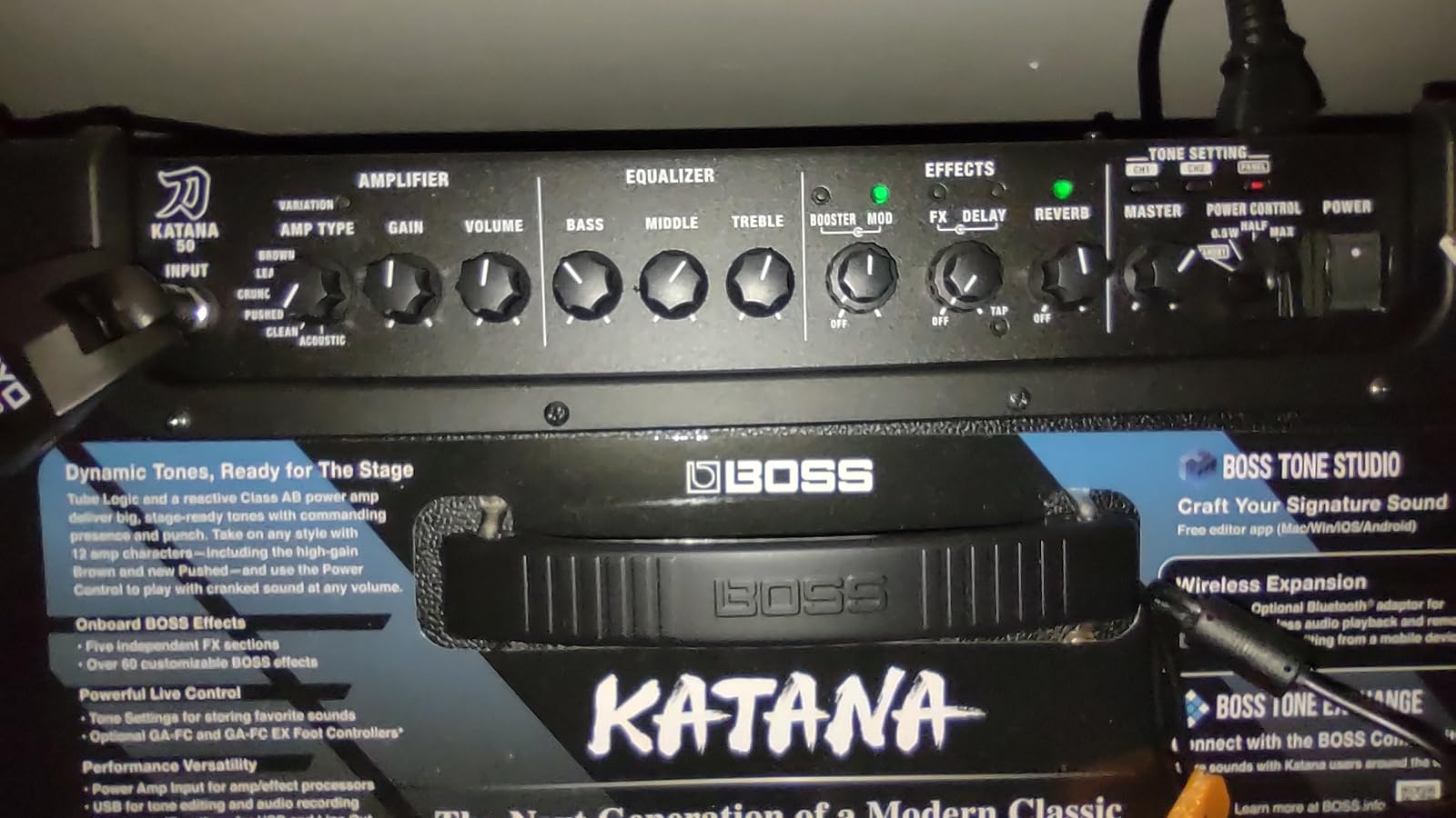 Boss Katana-50 Gen 3 Guitar Amplifier | Compact 50-Watt Combo Amp | Custom 12-Inch Speaker | Evolved Tube Logic Sound | 12 Amp Characters customer photo 2