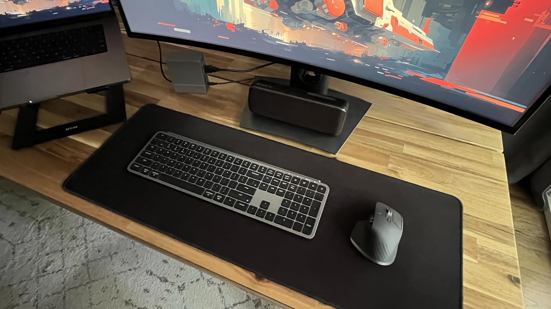 Keychron B6 Pro Ultra-Thin Wireless Keyboard, Full-Size ZMK with Numeric Keypad Quiet Typing, 2.4 GHz/Bluetooth 5.2/Wired Connection Long Battery Life, Compatible with Mac Windows Linux - Space Gray customer photo 1
