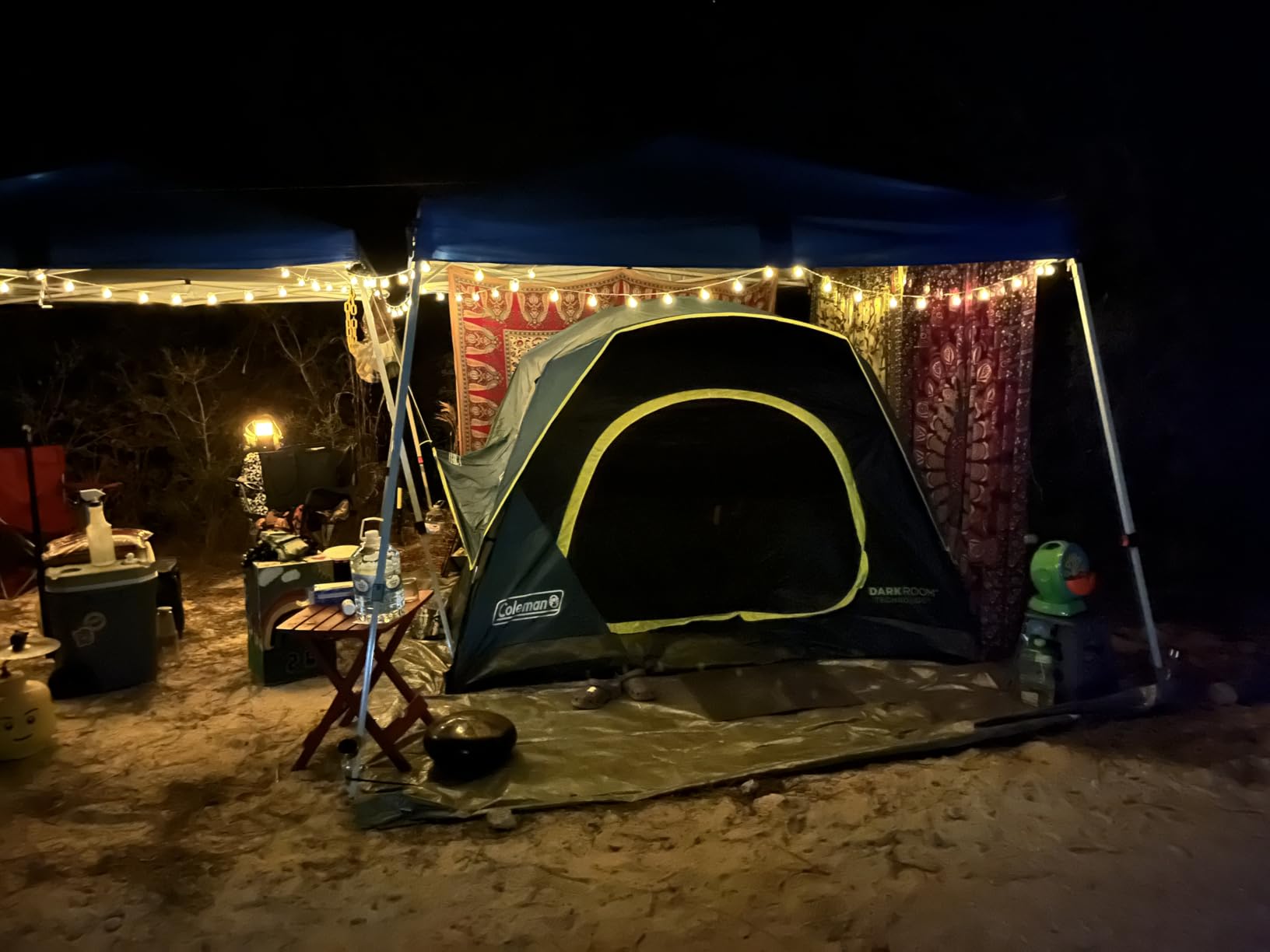 Coleman Skydome Dark Room Tent 4/6/8/10 Person with Rainfly, 5 Minute Setup, Blocks 90% of Sunlight, 20% More Headroom Than Traditional Tents customer photo 2