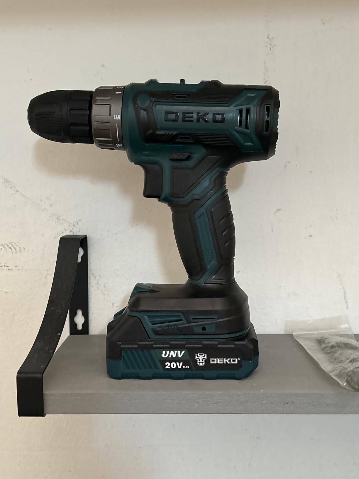 Power Drill Cordless: DEKO PRO Cordless Drill 20V Electric Power Drills Set Tool for Women with Battery and Charger 20 Volt Drills Driver Kit Red customer photo 1