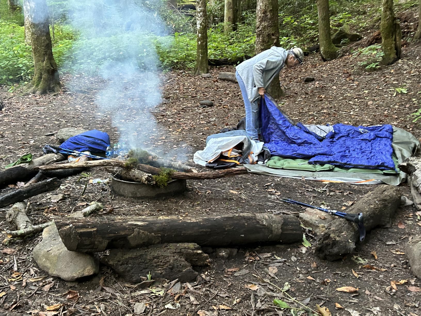 0 20 Degrees F Down Sleeping Bag for Adults, 4 Season Rectangle Down Sleeping Bag for Camping Hiking customer photo 2