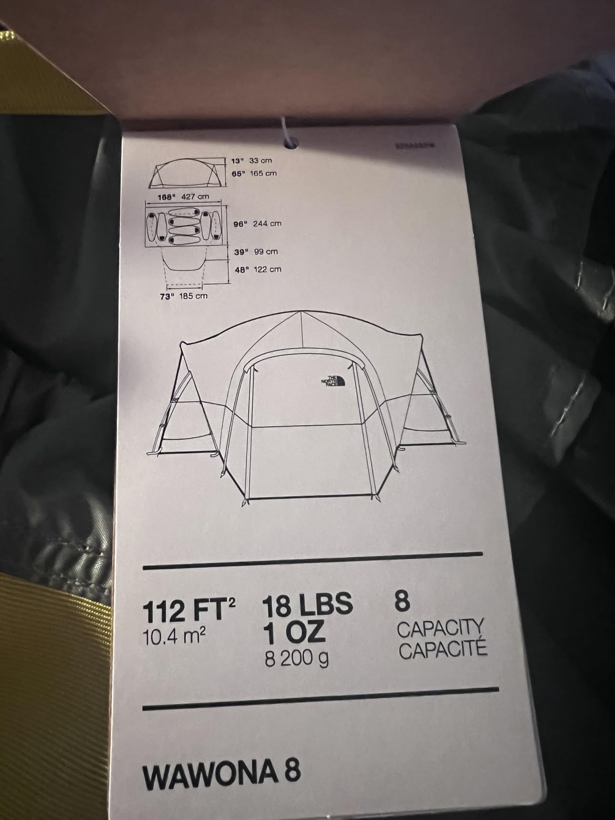 NEMO Wawona 8 Tent, Eight Person Camping Tent, Water Repellent, Spacious & Easy to Set Up, Attached Vestibule Area customer photo 2