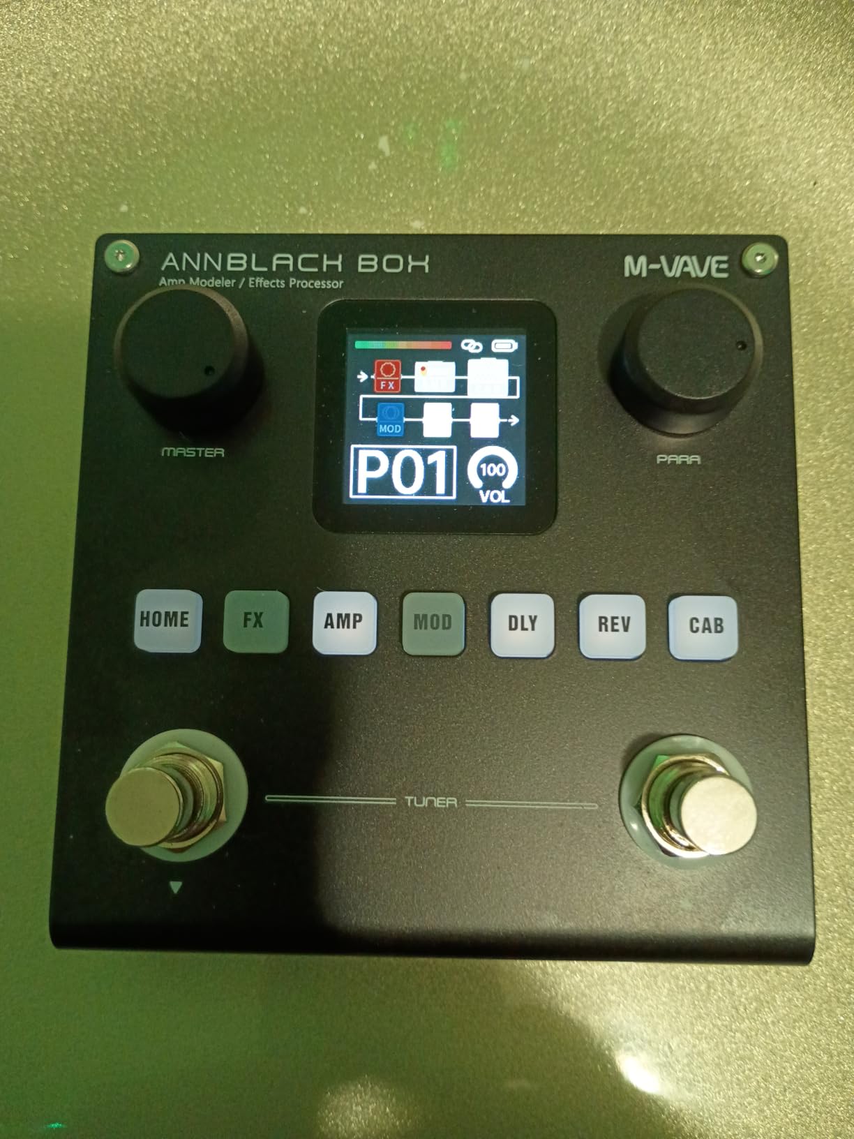 M-VAVE Loop Pedal Pro - 40 Mins Looping Time 9 Loops Professional Guitar Looper Pedal With Tuner for Electric Guitar One-Step Looping Unlimited Overdubs Undo Redo customer photo 1