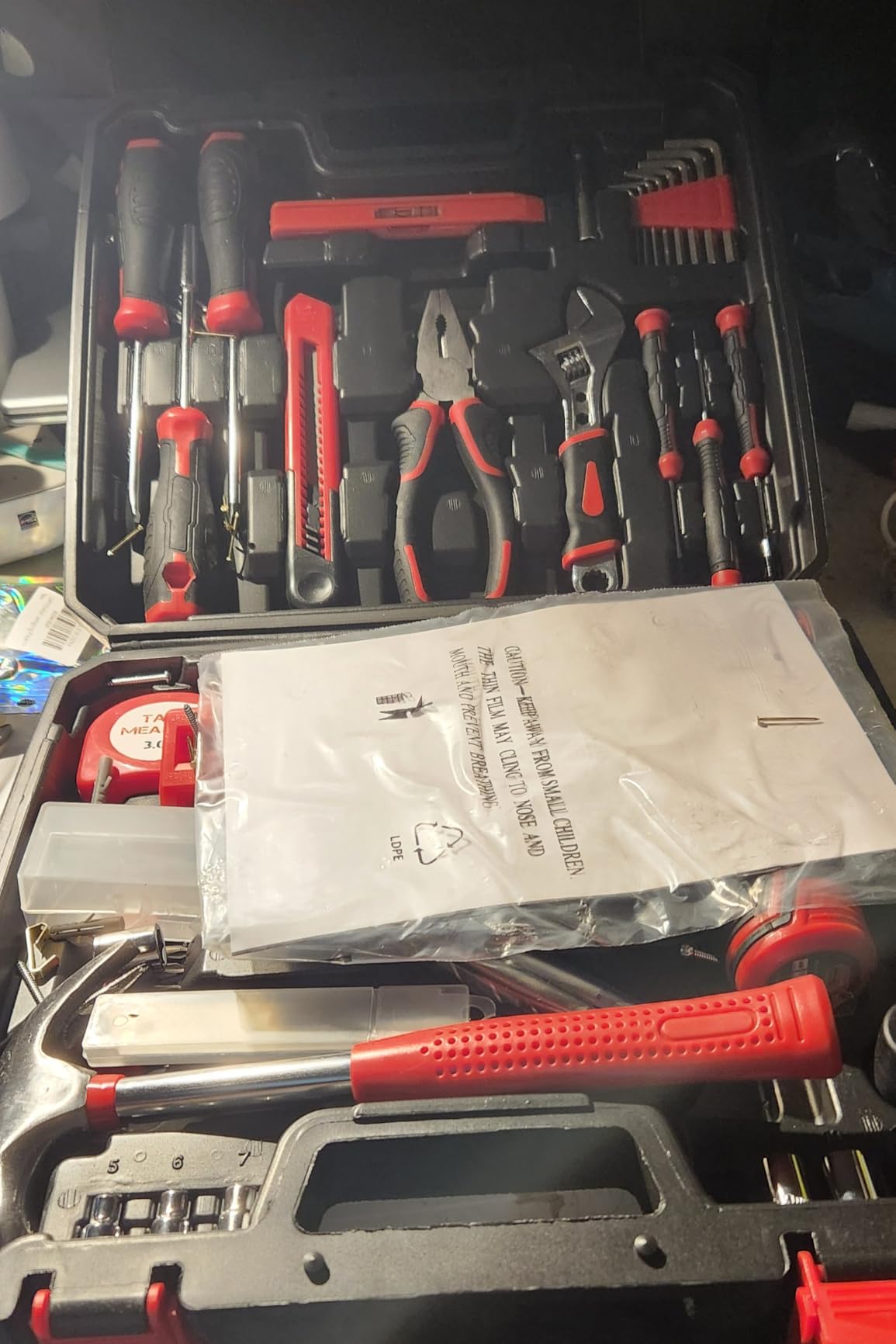 8V Cordless Drill Set, 132-Piece Home Tool Set for DIY & Home Improvement | Rechargeable Drill with LED Light & Accessories for Women, Men, Homeowners, Beginners, Furniture Assembly, Repairs customer photo 1