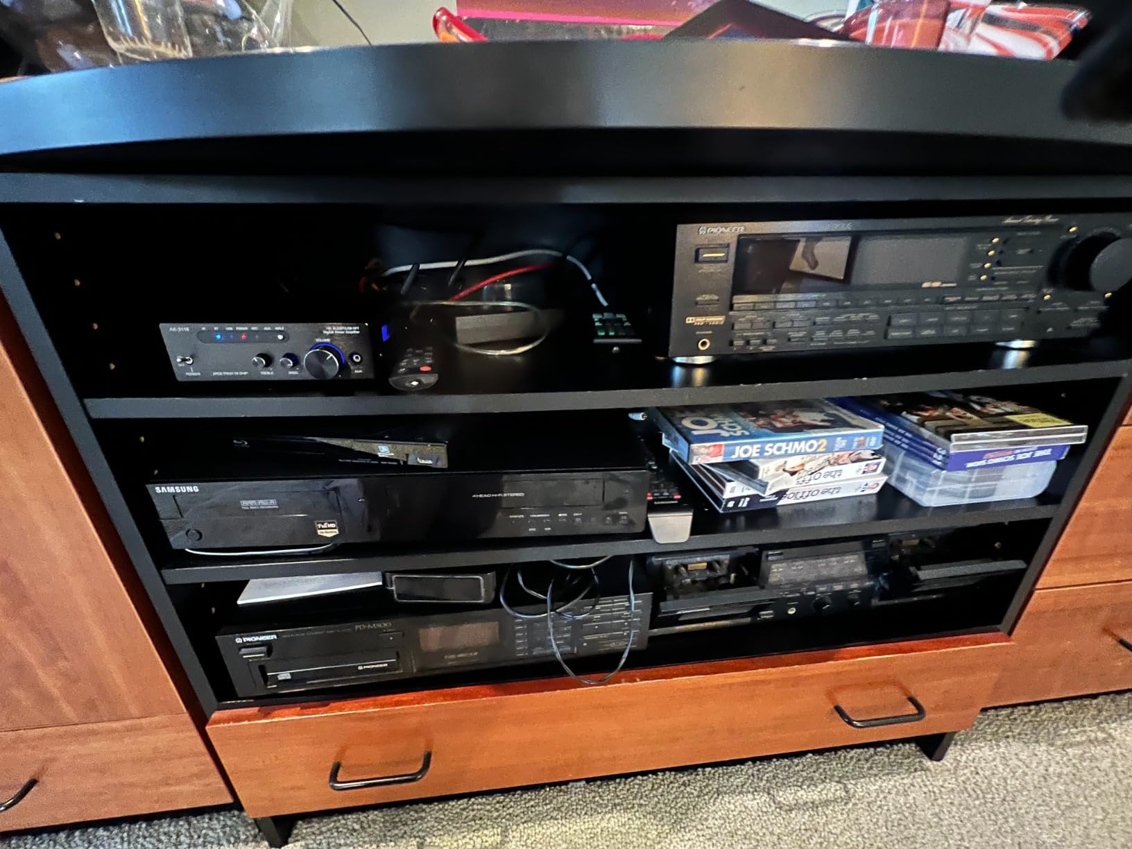 AK-3116 Bluetooth 5.0 Stereo Amplifier, 2 x 100W | Dual TPA3116D2 chips, bass and treble controls, RCA and wireless inputs for passive speakers and home stereo systems. customer photo 2