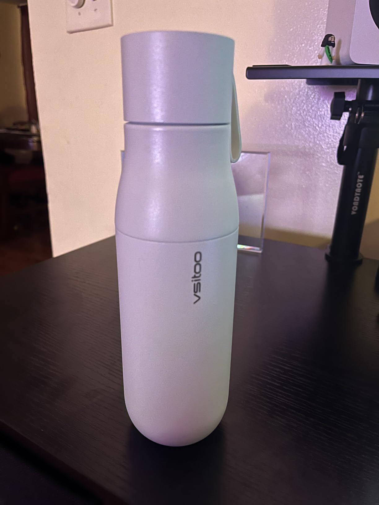 VSITOO S1 Pro 15oz Insulated Stainless Steel Self-Cleaning Water Bottle | Mini 15oz Insulated Bottle With Auto Self-Cleaning, App or Touchscreen Control, Temp Display, 30-Day Battery & 24H Cold customer photo 2