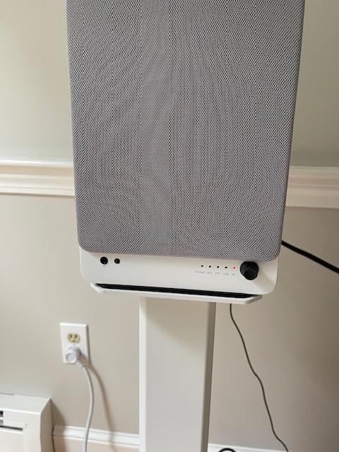 Kanto TUK Powered Speaker with Headphone Out | Built-in USB DAC | Dedicated RCA with Phono Pre-amp | Bluetooth | AMT Tweeter | 5.25-Inch Driver | Pair | Matte Grey customer photo 1