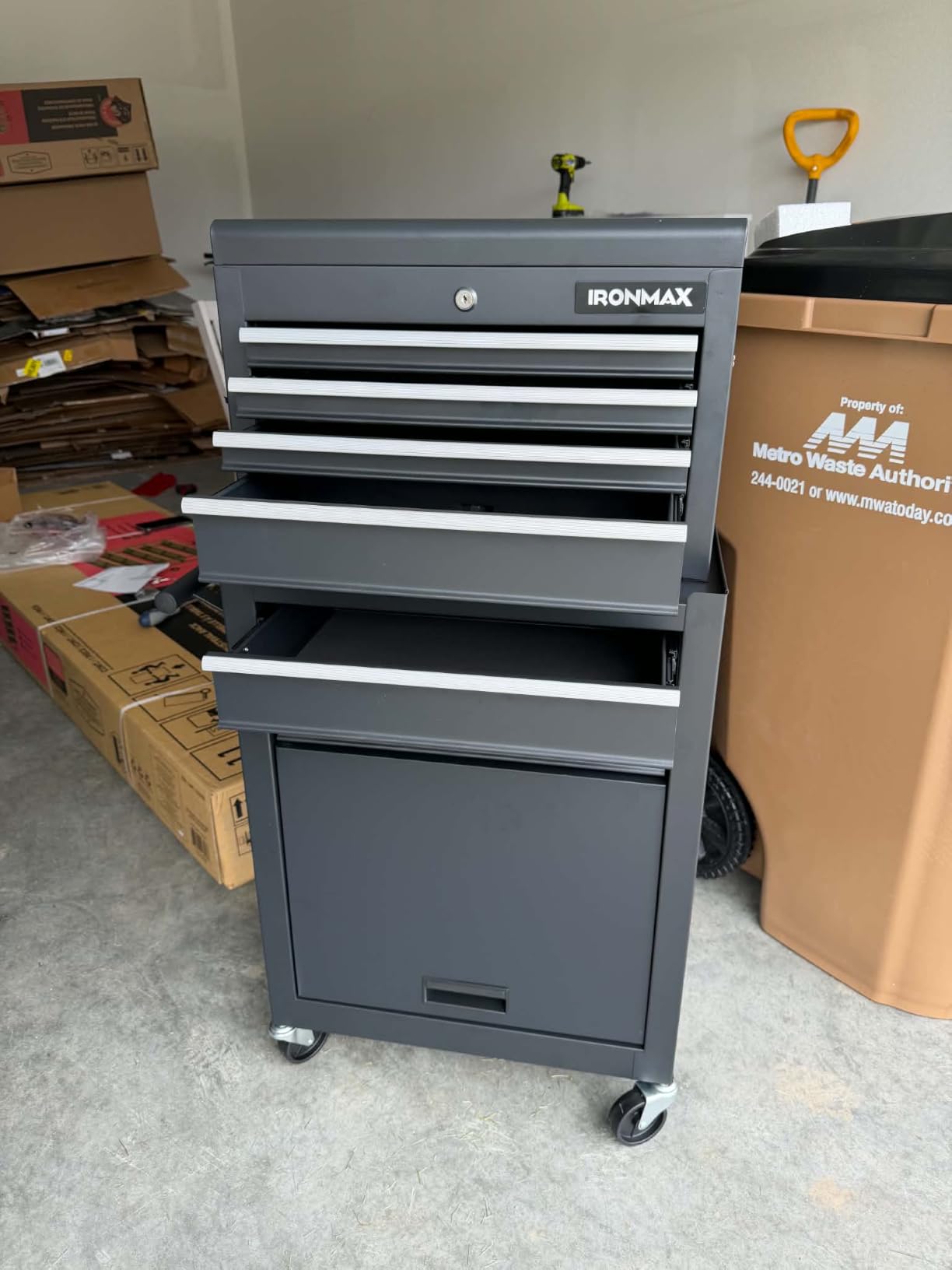 Goplus 5 Drawers Rolling Tool Cabinet customer photo 2