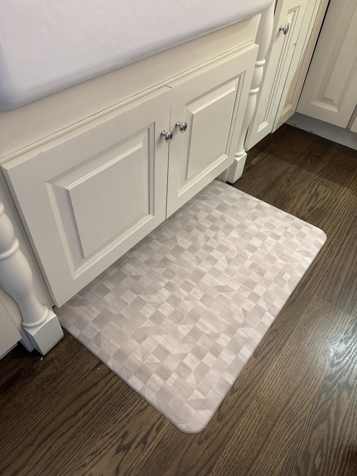 Nama Standing Mat - Anti-Fatigue Kitchen Mats for Floor, Cushioned & Non-Slip Kitchen Comfort Mat for Standing, Thick Foam Anti-Fatigue Mat for Kitchen & Workspaces, Fawn Brown 22