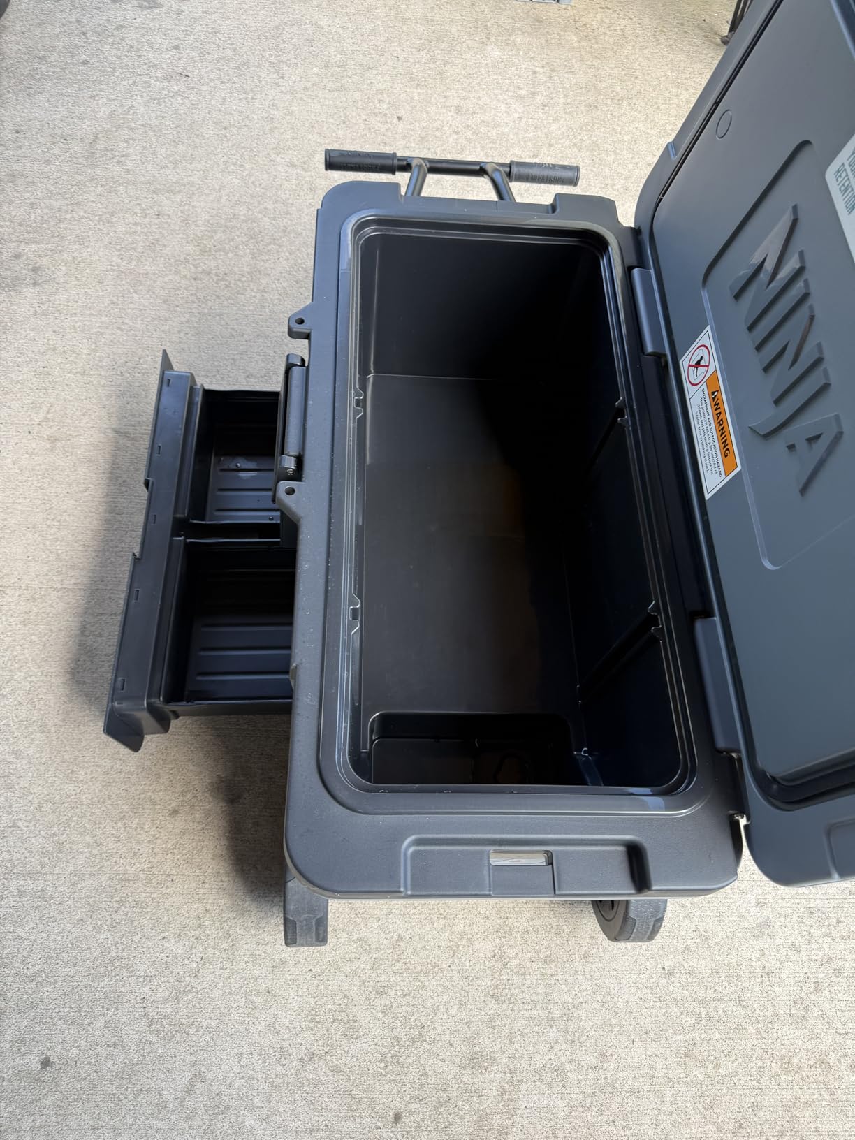 Ninja | Cooler | FrostVault 65QT Cooler with Wheels | Insulated with Temp Dry Storage Drawer | Keeps Ice Cold for Days | for the Beach, Camping, Picnics & More | Birch Beige | FB265CS customer photo 2
