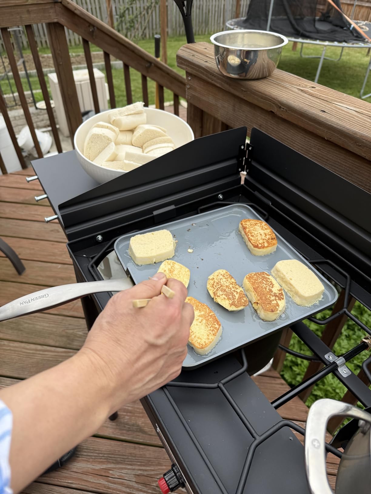 Bestfire 2 Burner Propane Stove, 150,000 BTU High Pressure Camping Burner with Windscreen, Side Shelves, Removable Legs, CSA Certified for Outdoor BBQ Backyard Cooking customer photo 2