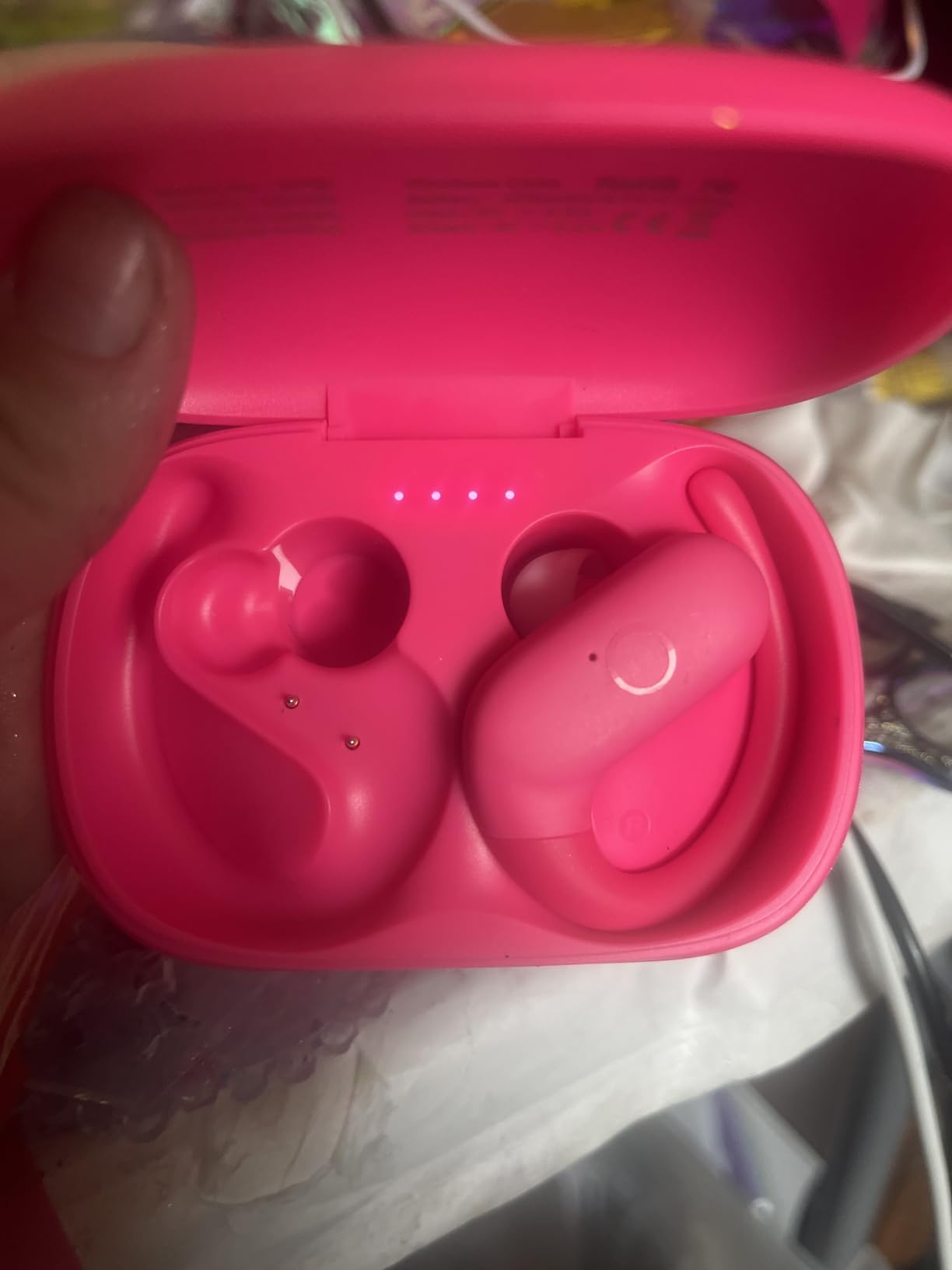 kurdene Wireless Earbuds Bluetooth Headphones Sport Over Ear Buds 60Hrs | Bluetooth 5.4 Earphones Redesigned Comfort Fit with Earhooks for Running, Workout customer photo 1