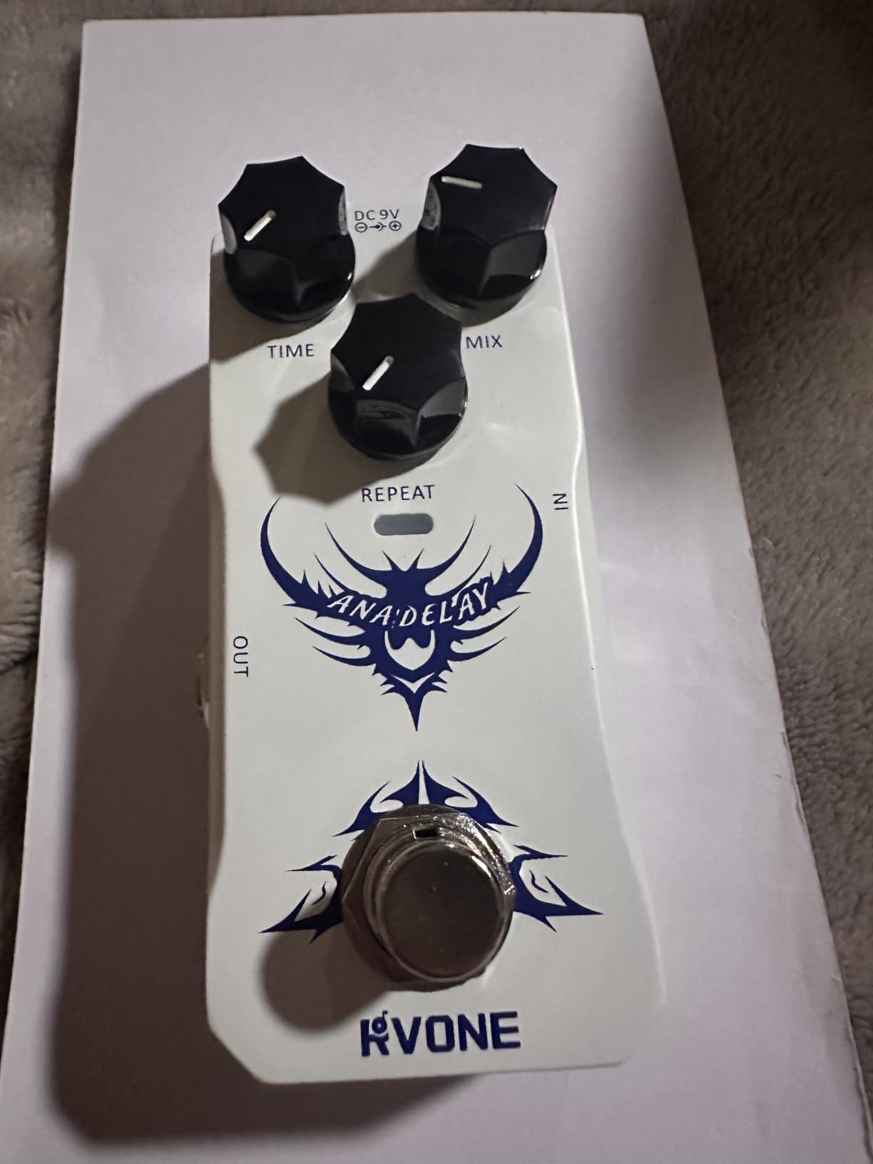 RVONE High Gain Distortion Pedal for Electric Guitar, Aluminum Guitar Pedal, Analog Guitar Effects Pedal for Compact Stage & Studio Pedal, True Bypass customer photo 2