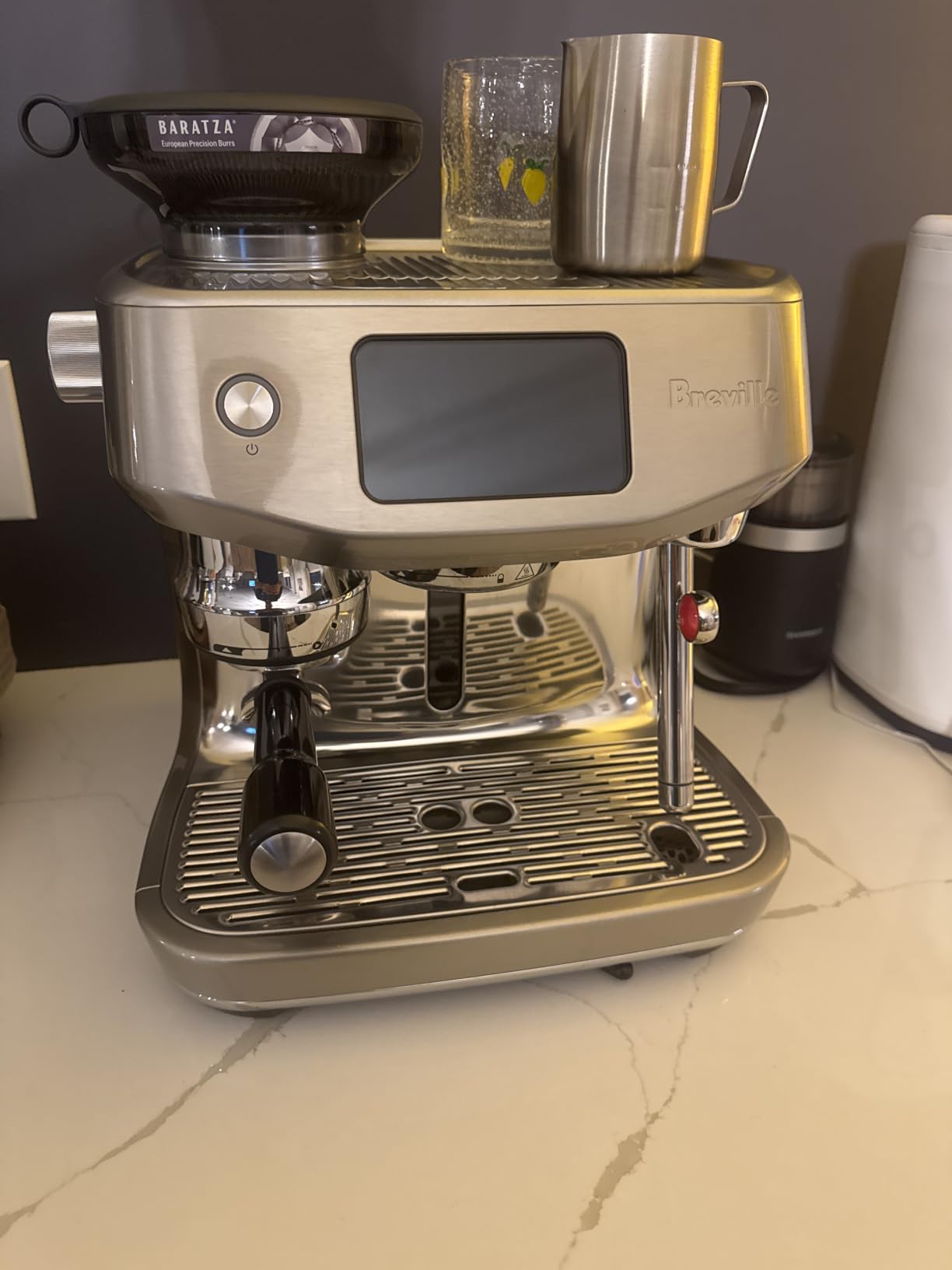 Breville Oracle Jet BES985BSS Espresso Machine, Brushed Stainless Steel | Automatically brew barista-quality lattes, cappuccinos, and cold brew at home with this coffee maker with built-in grinder customer photo 1