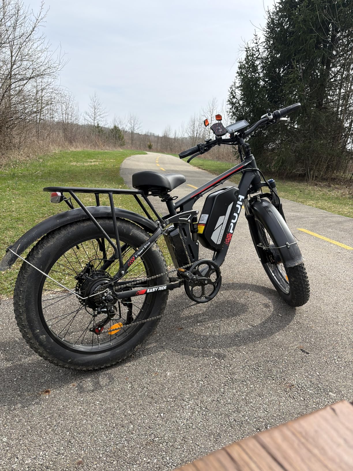 6000W Max Speed 45MPH Dual Motor Electric Bike for Adults,60V 1200Wh Removable Battery with 24