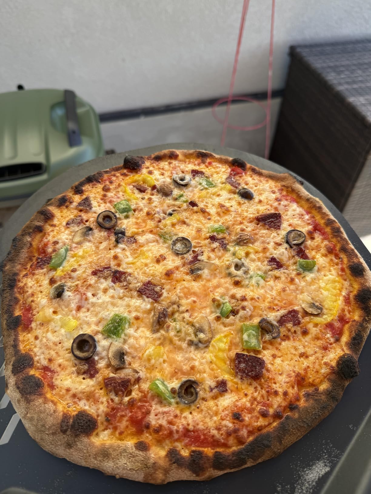 Gozney Tread Portable Pizza Oven, Olive, Makes 12
