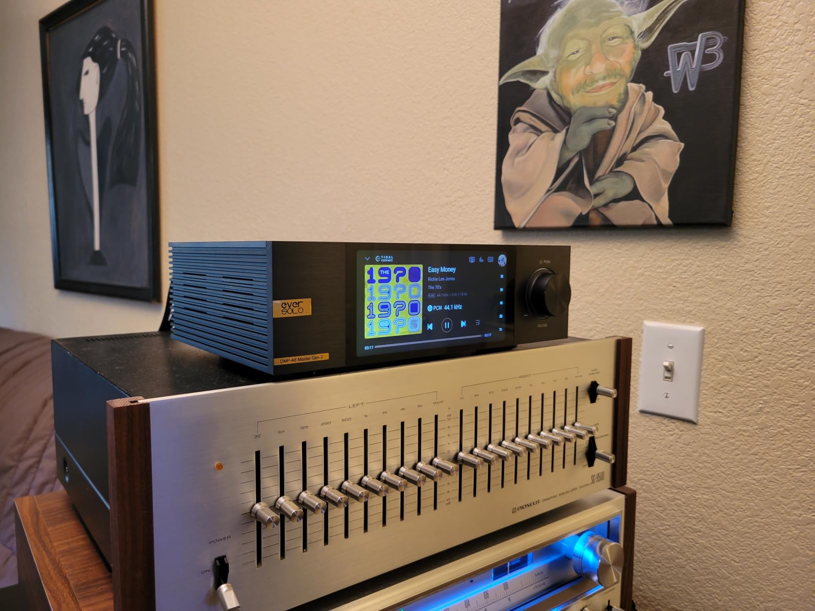 Eversolo DMP-A6 Master Gen 2-Black, Hi-Fi Music Streamer, Wireless Audio Player, Digital Music Streamer, DAC, Music Service & Streaming, DSD512, EOS Audio Engine, PCM768kHz/32Bit EVC Engine, Exclusive App customer photo 1