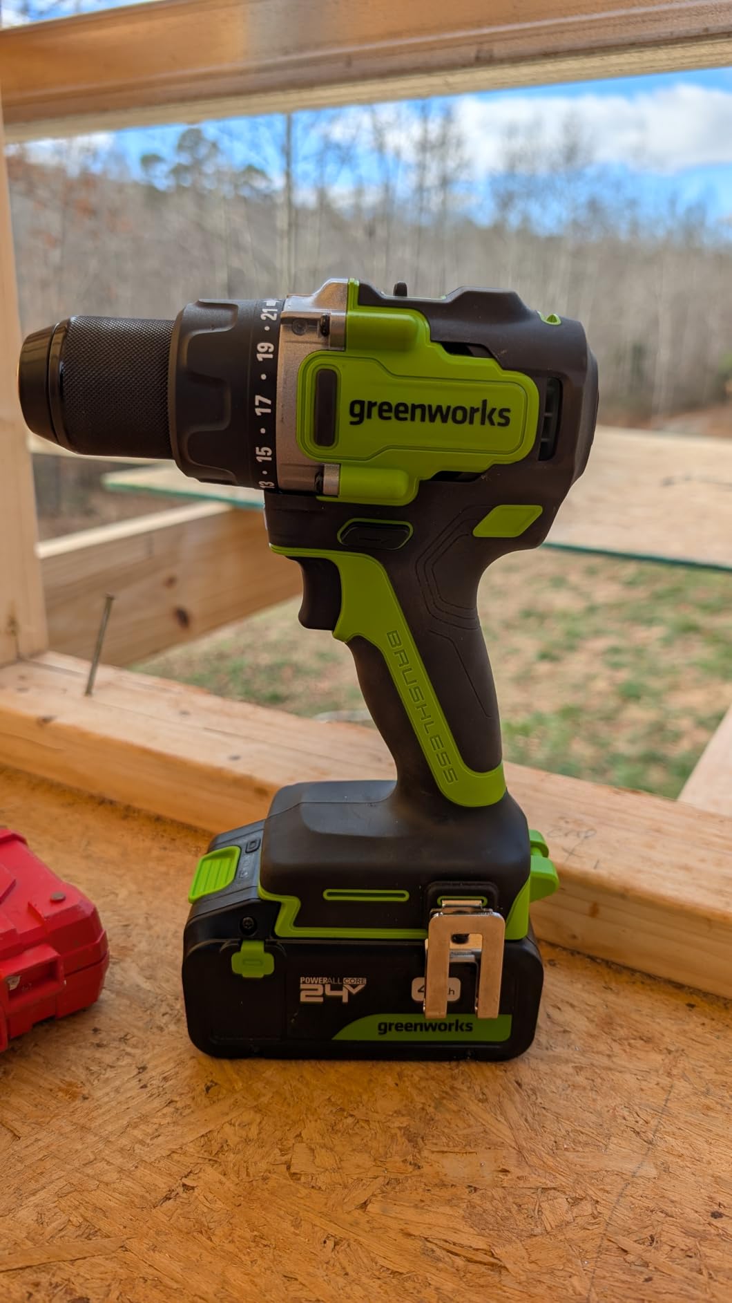 GREENWORKS 24V 1/2-inch Brushless Cordless Drill (800 In-lbs.), 4.0Ah USB-C Battery and 65W Rapid Charger customer photo 1
