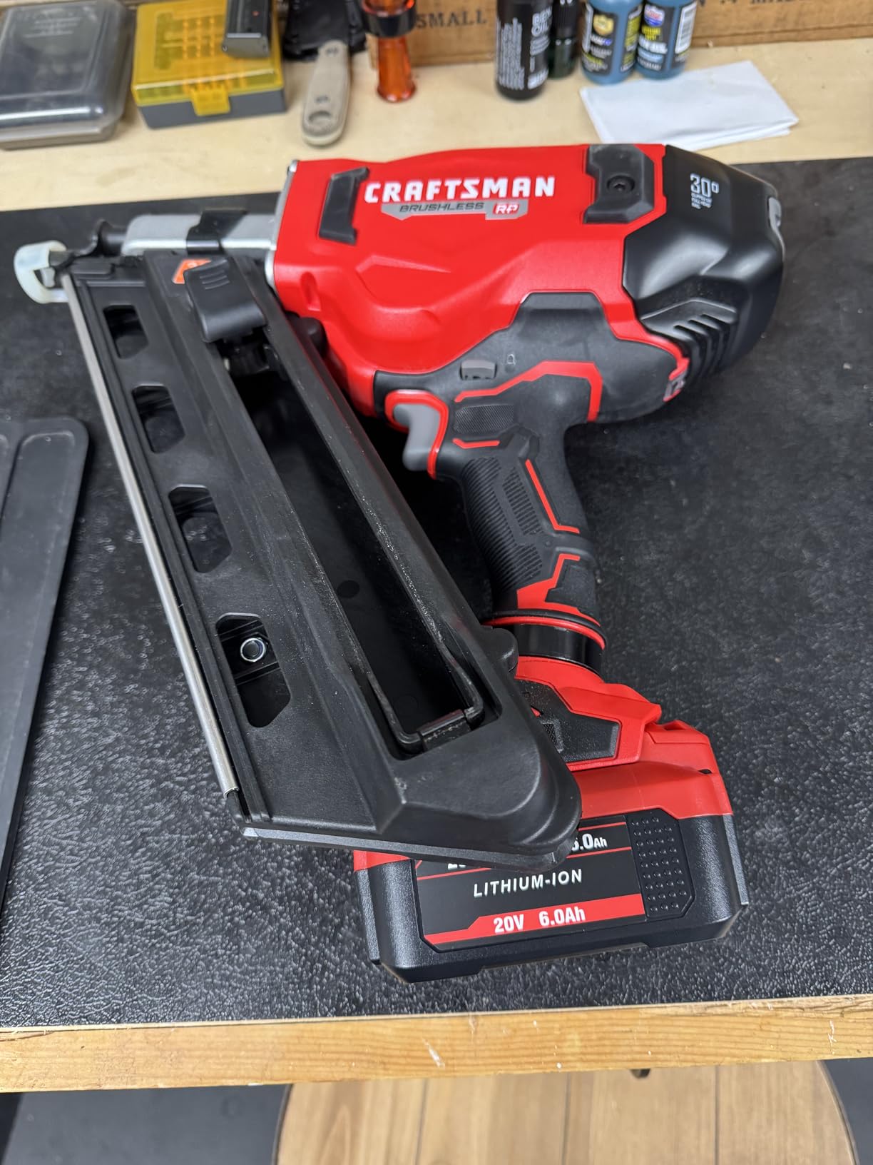 CRAFTSMAN V20 Brushless Cordless 30° Framing Nailer (Tool Only) (CMCN630PTB) customer photo 2