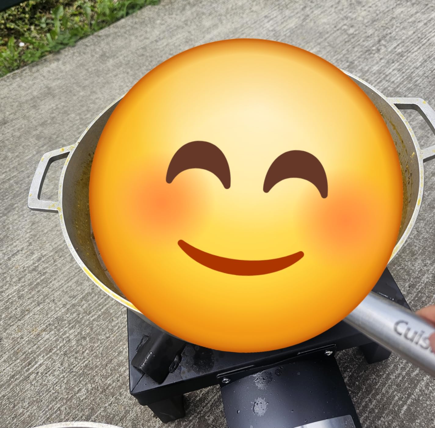 GasOne High Pressure Double Propane Burner - Outdoor Cooking with Heat Shield and Guard - Propane Burner Head for Camping, Tailgating, Seafood Boil, Home Brewing - Patent Pending customer photo 1