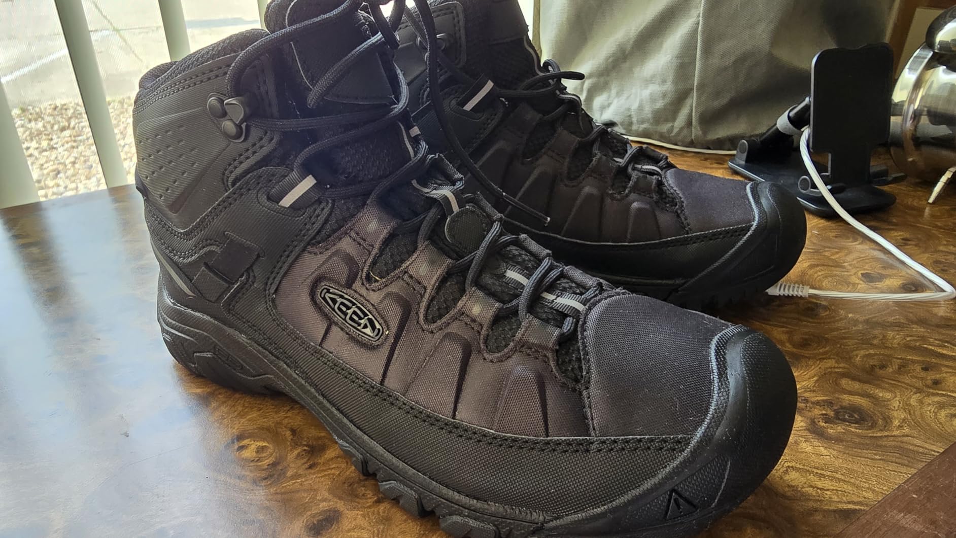 KEEN Men's Targhee EXP Mid Height Waterproof Hiking Boots customer photo 2