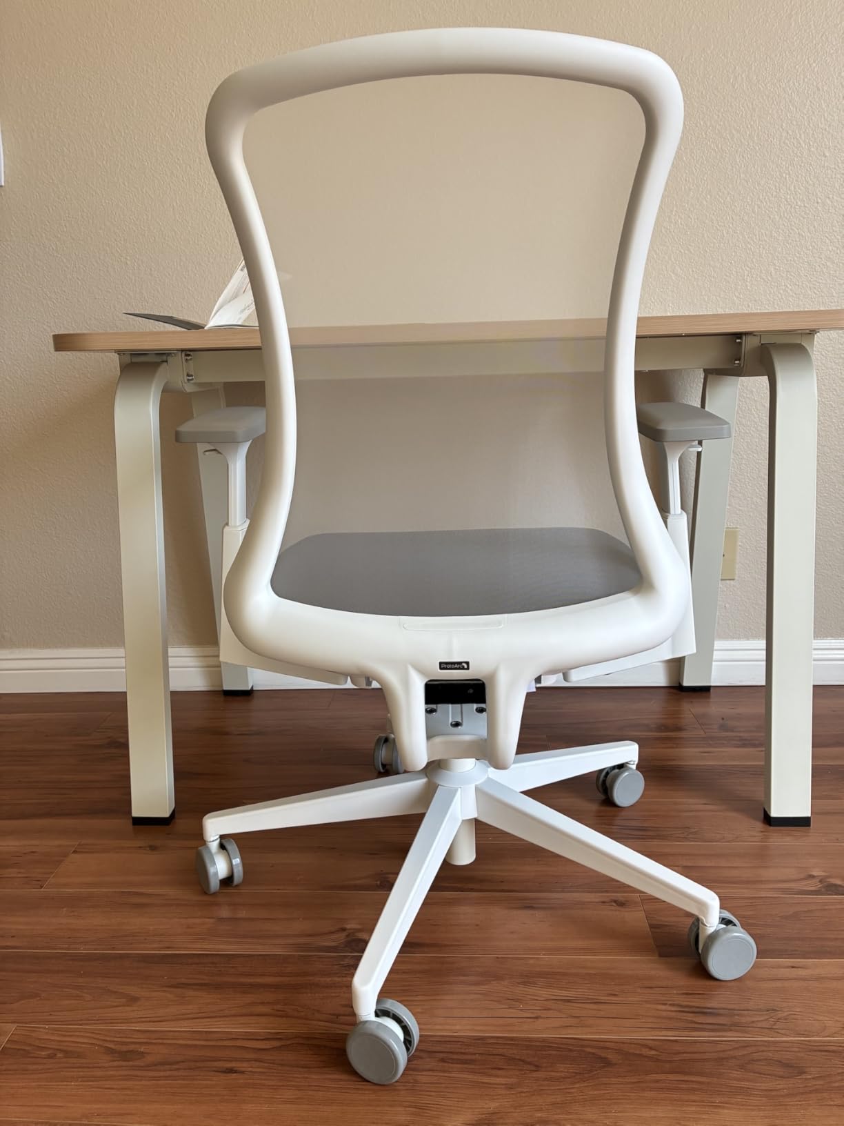 ProtoArc Ergonomic Office Chair for Women, Black | Foam Sliding Seat, Airflow Mesh Back, Hair-proof Casters, Easy Assembly, Fits 5'1