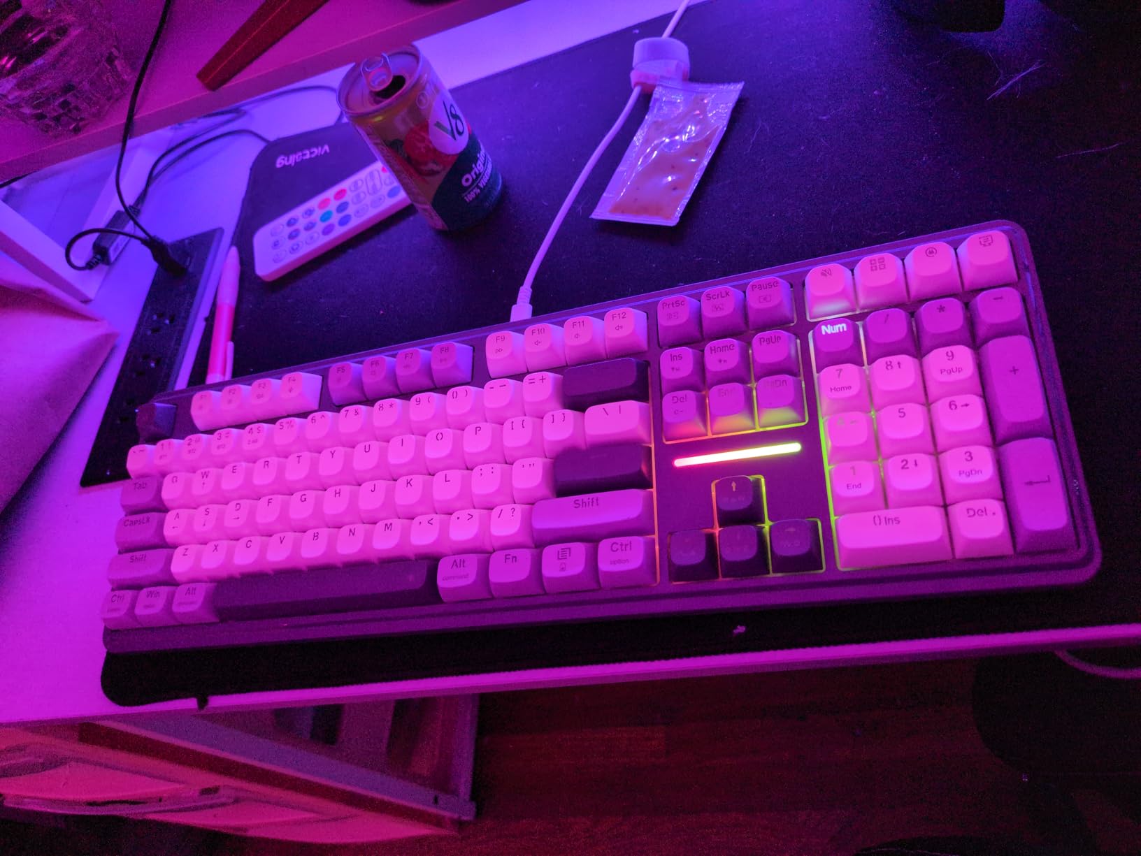 Redragon K745 PRO Wireless 108-Key Gasket RGB Gaming Keyboard | Cushioned Noise Dampening for Creamy Thocky Sound, Unfaded PBT Keycaps, Tri-Mode, PRO Software customer photo 2