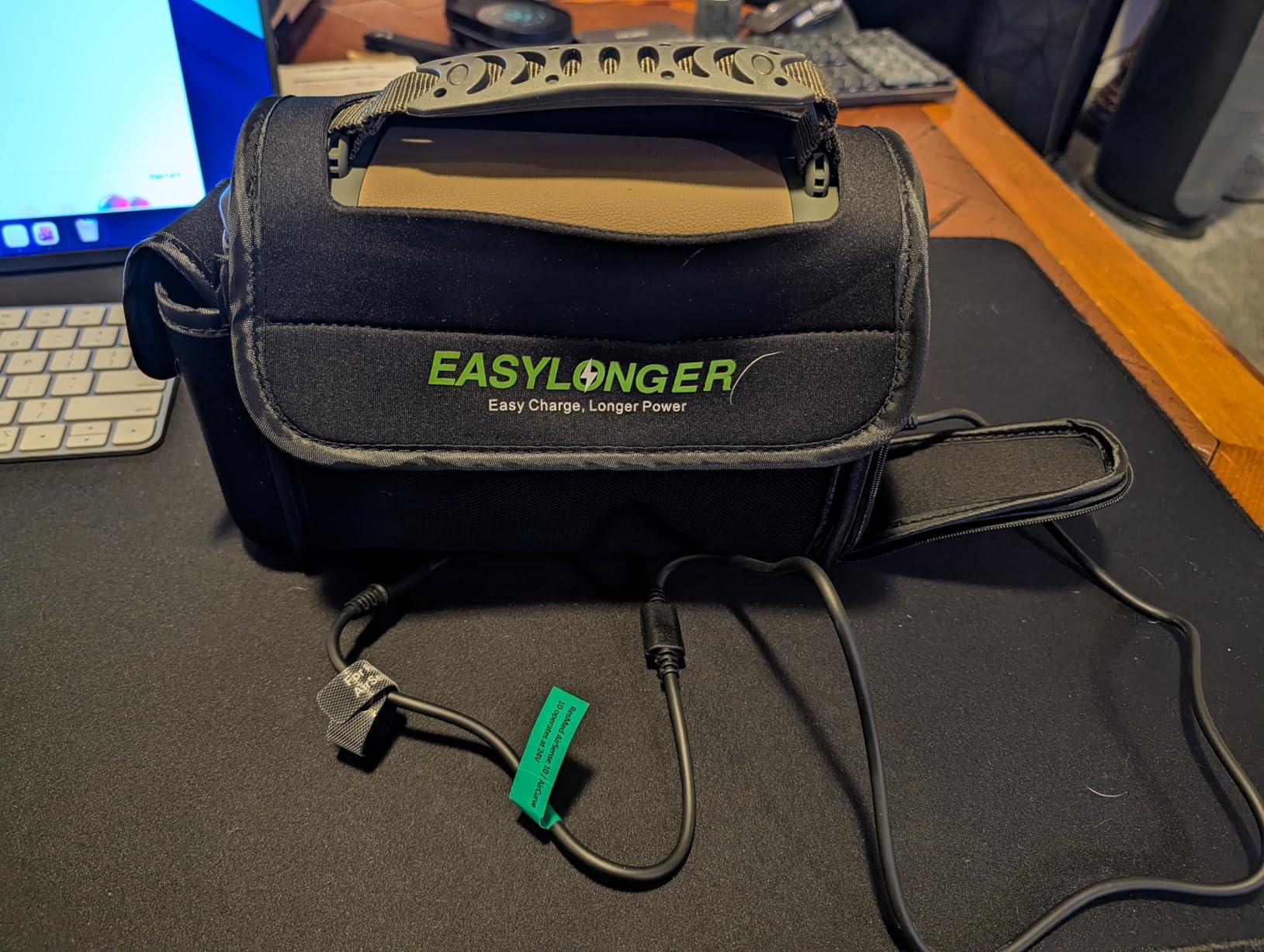 EASYLONGER CPAP Battery Backup ES960 PRO, 297.6Wh LiFePO4 Battery Pack | 3-Night CPAP Power, Compatible with AirSense 11/10, AirCurve 10/11, AirMini, DreamStation /2, Luna TravelPAP, Camping, RV & Emergency Use customer photo 1