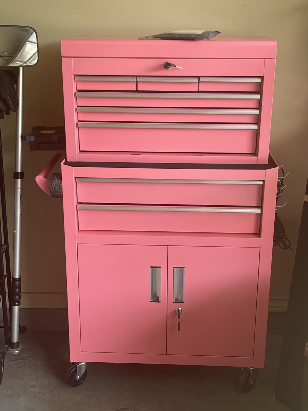 Crownland 8-Drawer Rolling Tool Chest with Wheels customer photo 2