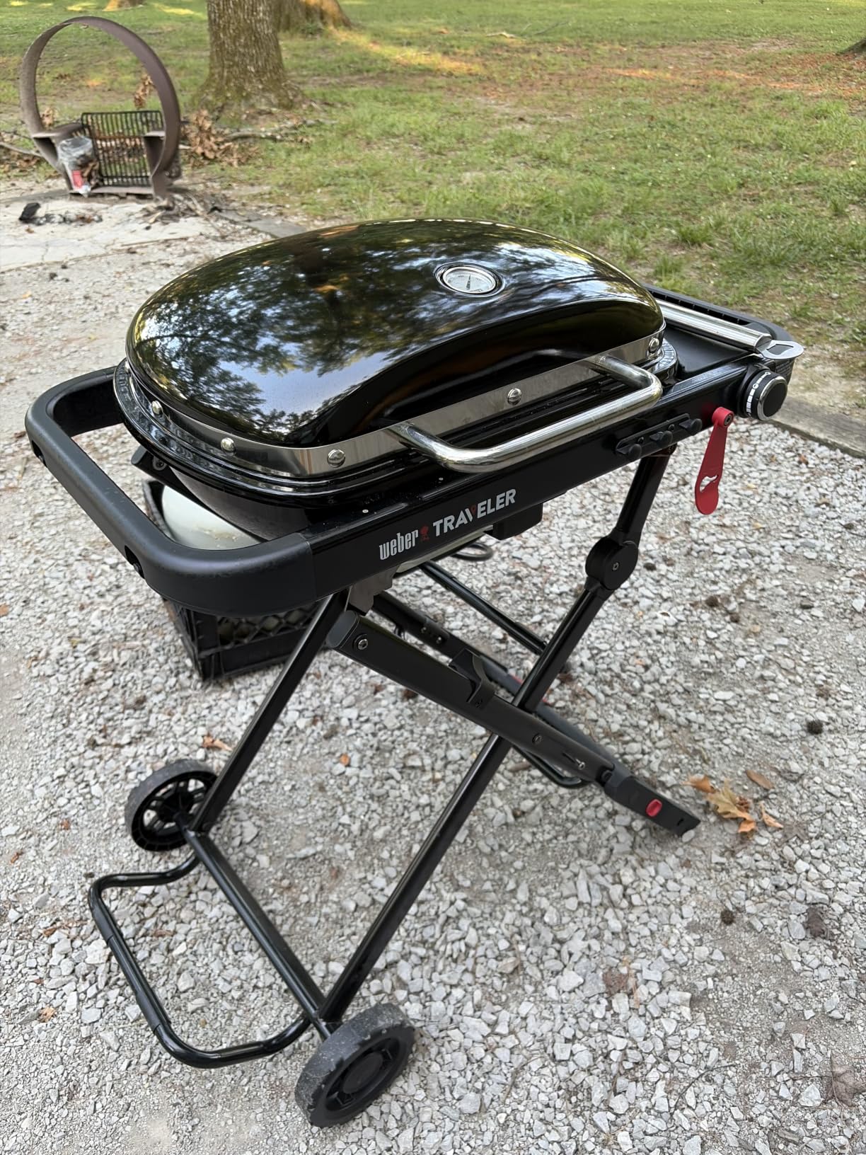 Weber Traveler Compact Portable Gas Grill customer photo 1
