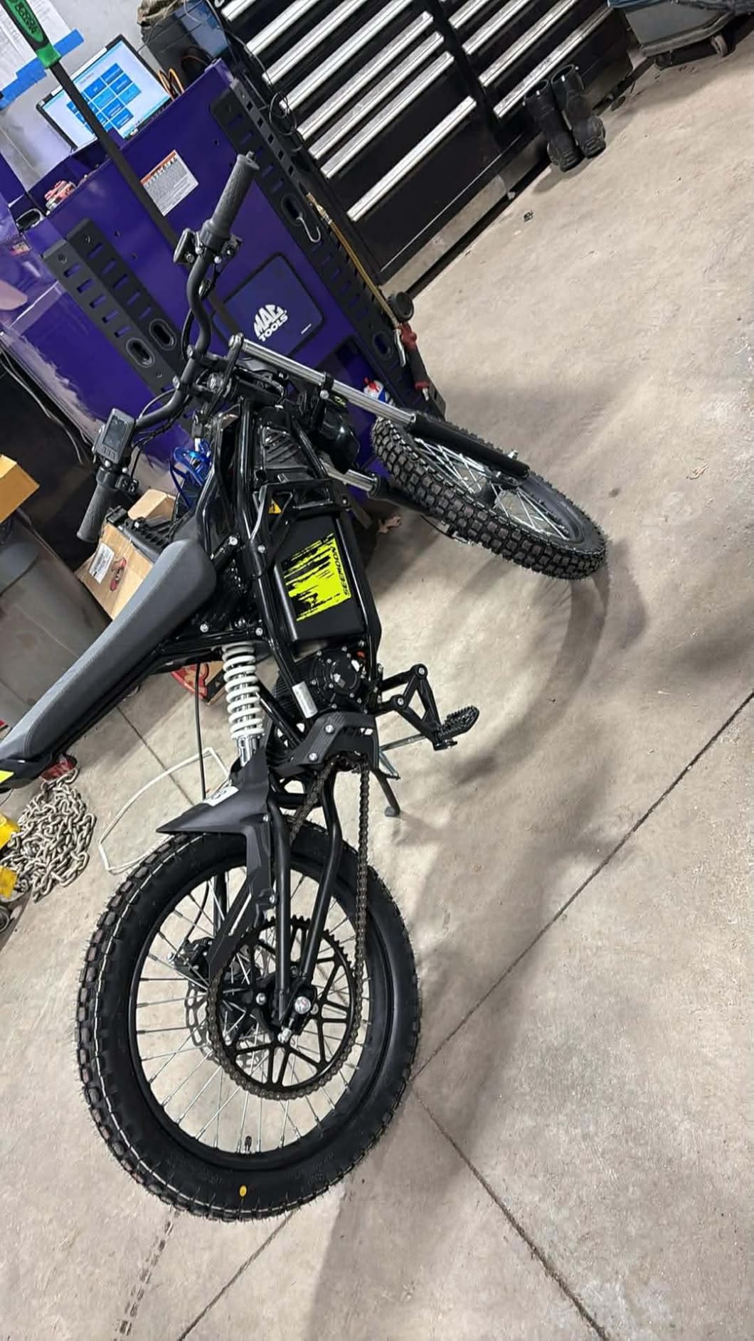Seemoon 3200/3600/5000W Mid-Drive Motor E Dirt Bike 48/60V 17