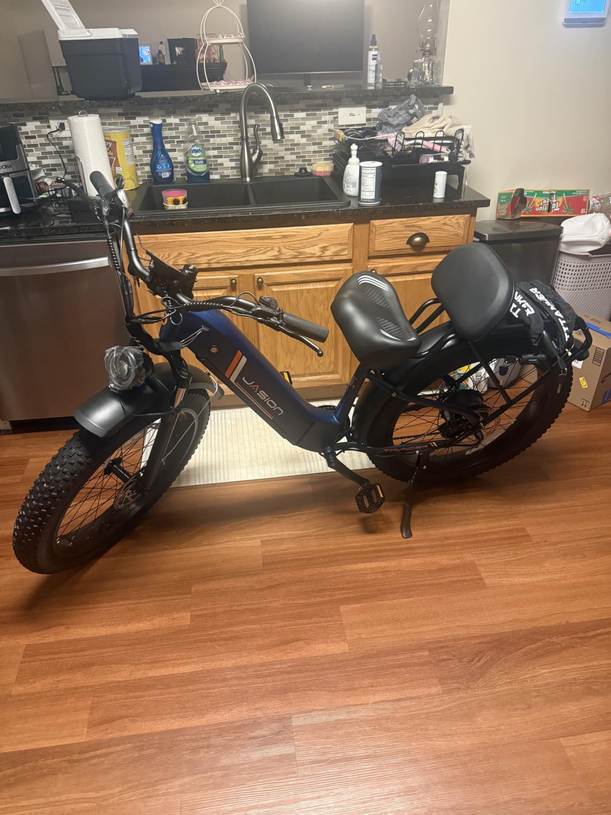 Jasion Thunder/PRO/ST Electric Bike,2000W/1800W Peak Ebikes for Adults,26''Fat Tire Best Ebike for Men,90/80 Miles with 1040Wh/864Wh Battery,35/30+MPH Max Speed Bicycles,500/400LB Capacity customer photo 1