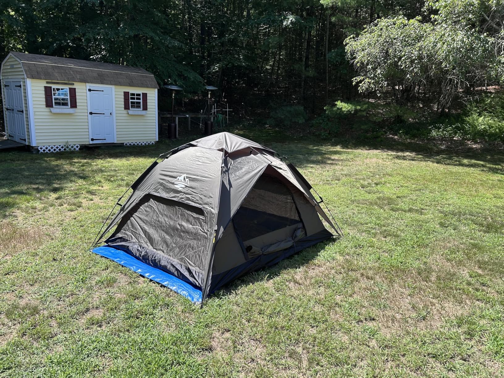 Camping Tent 2/3/4 Person Instant Pop Up Tents for Camping | 40s Easy Setup Tent with Rainfly, Double-Layer Waterproof & Windproof Instant Tents with Welcome Mat for Camping & Hiking customer photo 1