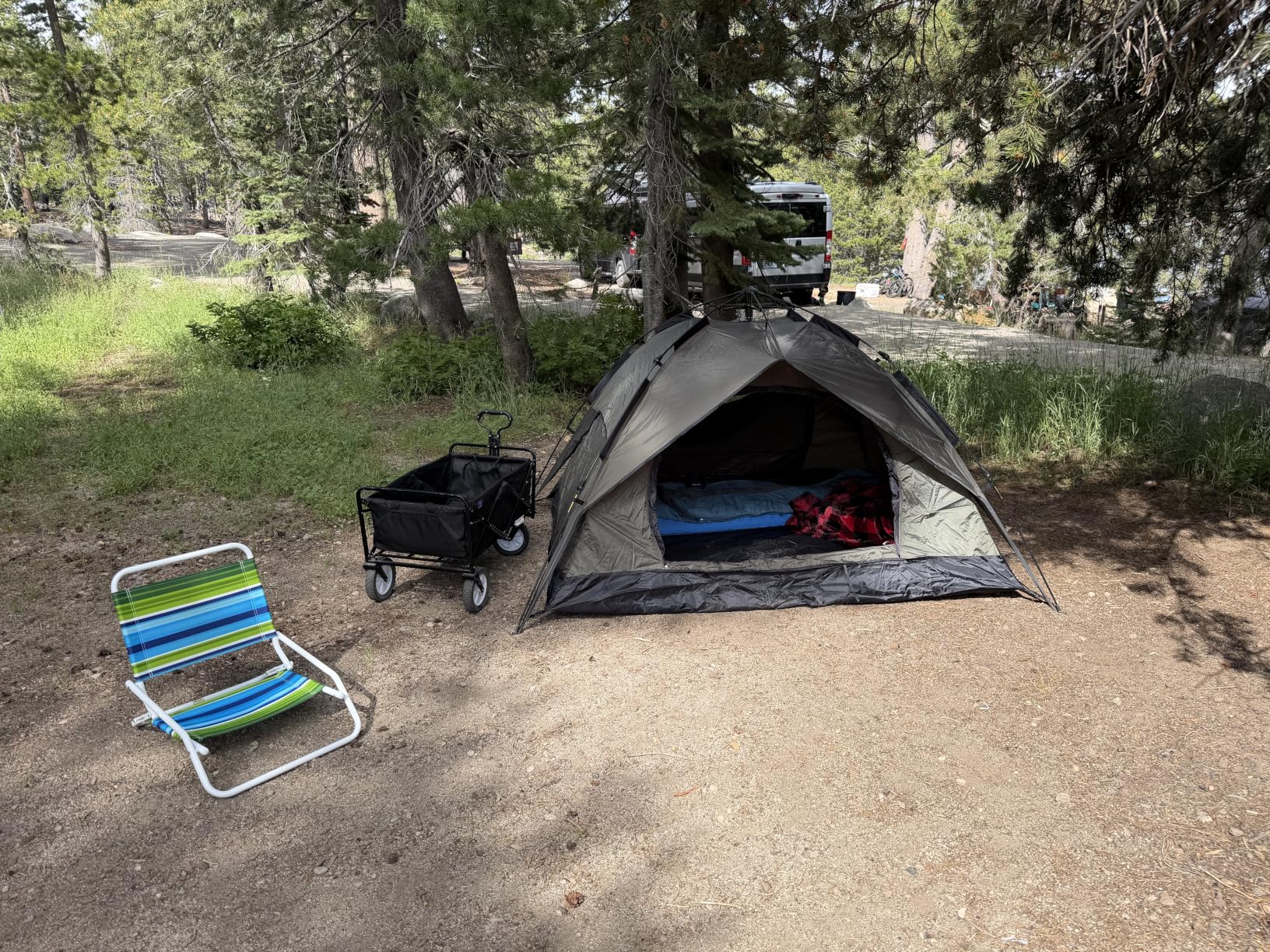 Camping Tent 2/3/4 Person Instant Pop Up Tents for Camping | 40s Easy Setup Tent with Rainfly, Double-Layer Waterproof & Windproof Instant Tents with Welcome Mat for Camping & Hiking customer photo 2