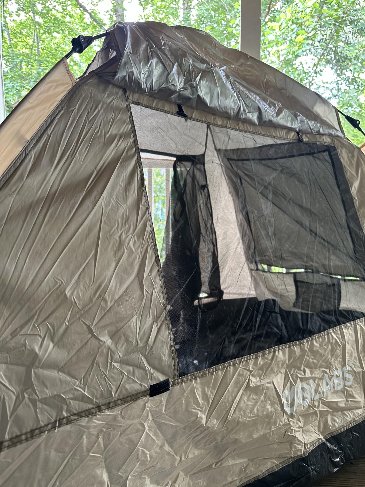 Golabs Pop Up Camping Tent for 2/3 Person, Quick Setup by Pre-Attached Pole | 4 Side Mesh, Ventilation, Lightweight, Portable, 2/3/4 Person Instant Tent, Carry Bag, Inner Pocket&Hook, for Park/Outdoor customer photo 2