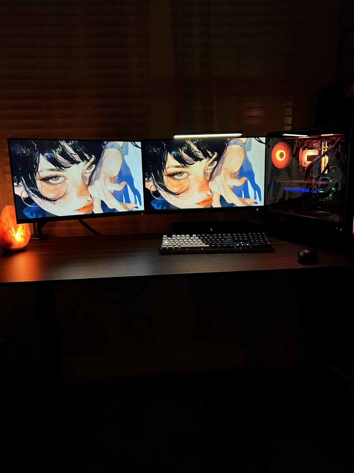Monitor Light Bar, Eye-Care USB Computer Monitor Lamp for Home Office Gaming, 15.7'' Ultrawide LED Light, 3 Color Temperatures Stepless Dimming Screen Bar customer photo 1