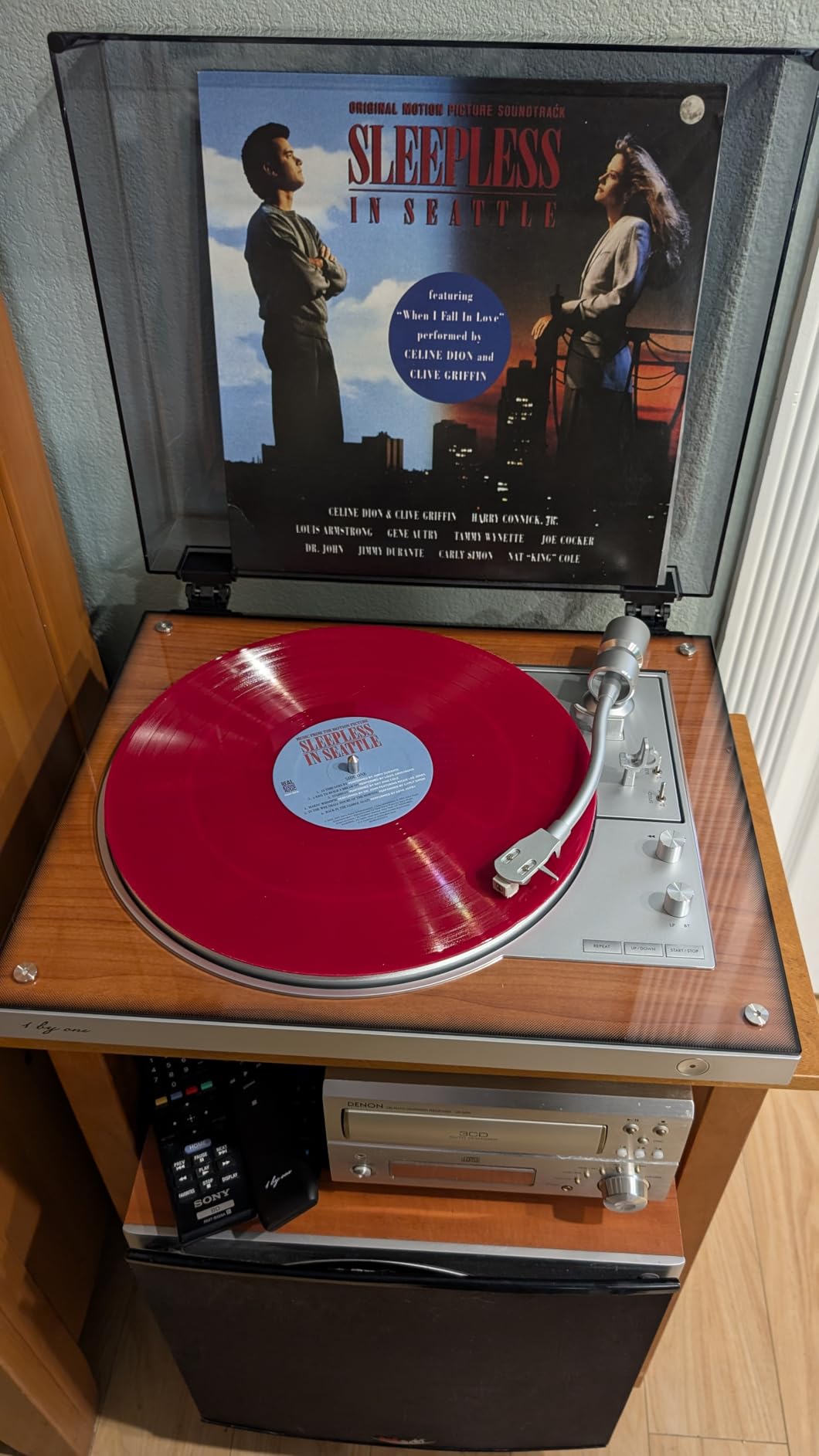 1 BY ONE Fully Automatic Belt-Drive Turntable, Wireless Vinyl Record Player with Automatic Repeat Function, Remote Control, Phono Preamp, AT-3600L Cartridge, 33/45 RPM customer photo 1
