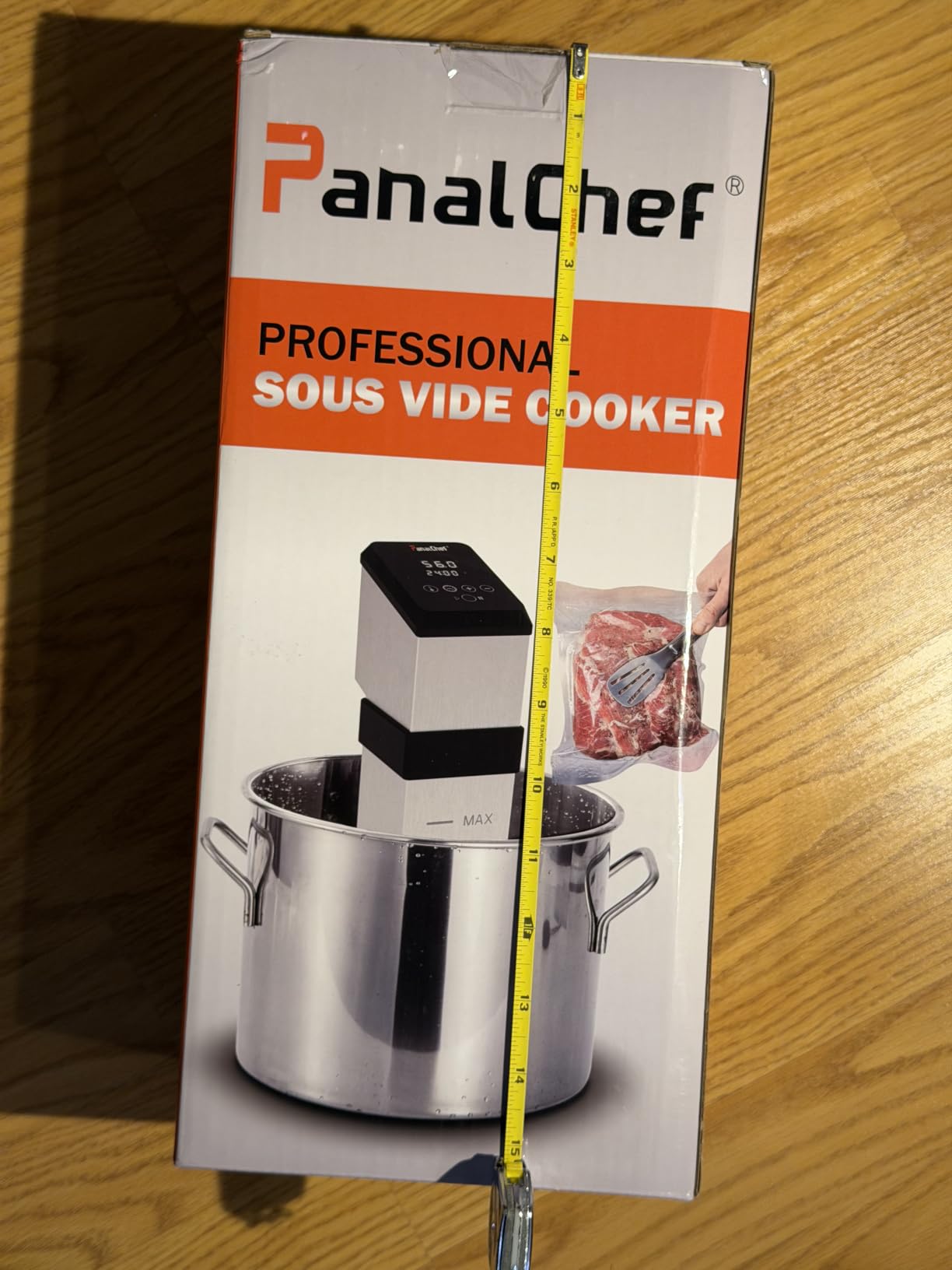 1600W Commercial Sous Vide Cooker, Immersion Circulator with One-Way Air Vent for Efficient Heat Dissipation, 360 Degree Water Circulation, Precise Temp Control for Restaurant and Home Use customer photo 2