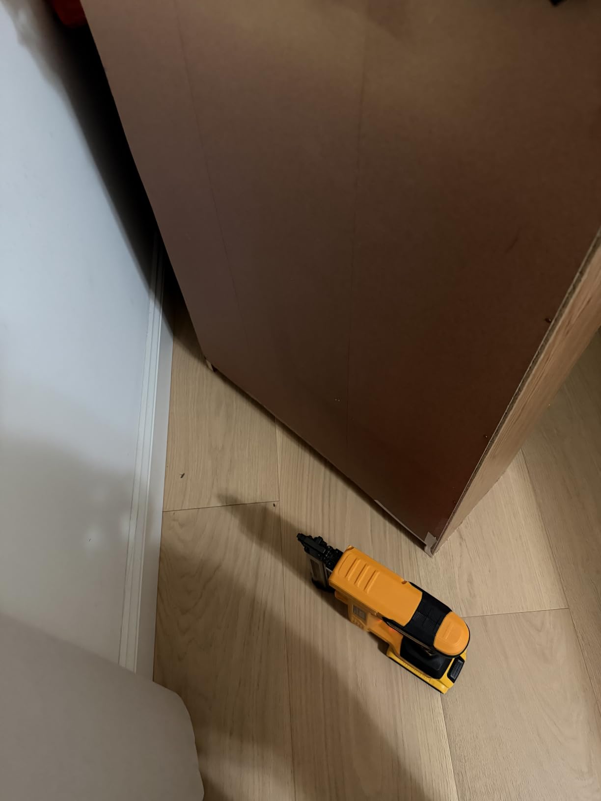 2 in 1 Nail Gun & Staple Gun for Dewalt 20V Battery (Battery Not Included) | Brad Nailer with 1000 Nails & 1000 Staples, 18 Gauge Nail Gun for Wood Carpentry customer photo 1