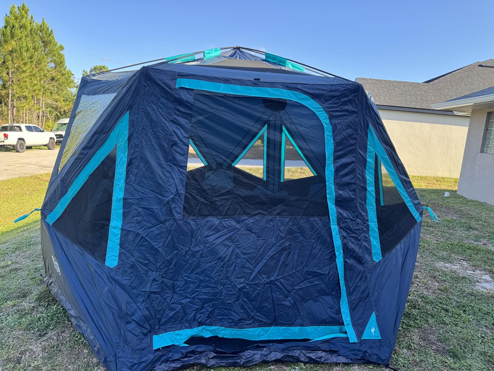 TIMBER RIDGE 4/6/8 Person Instant Pop Up Hub Tent, Easy 60 Second Setup | Weather Resistant Camping Family Cabin Tent with Rain Fly and Carry Bag for Outdoor Camping & Overlanding customer photo 1