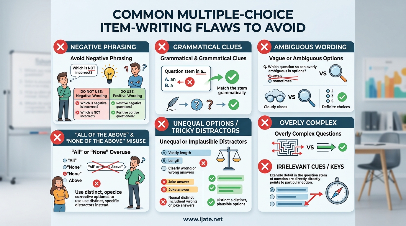 Common Multiple-Choice Item-Writing Flaws to Avoid