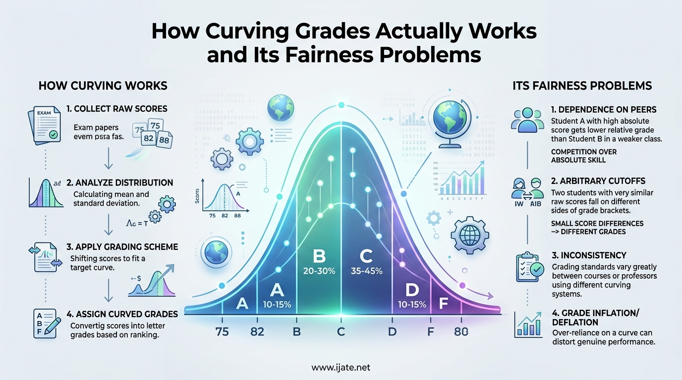 How Curving Grades Actually Works and Its Fairness Problems
